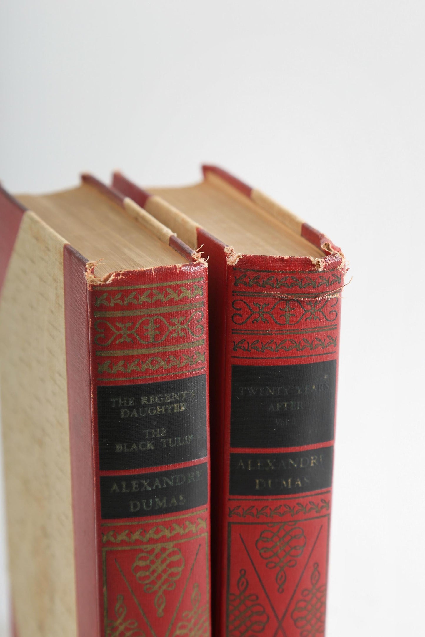Vintage Alexandre Dumas books | The Regent's Daughter | Twenty Years After book set