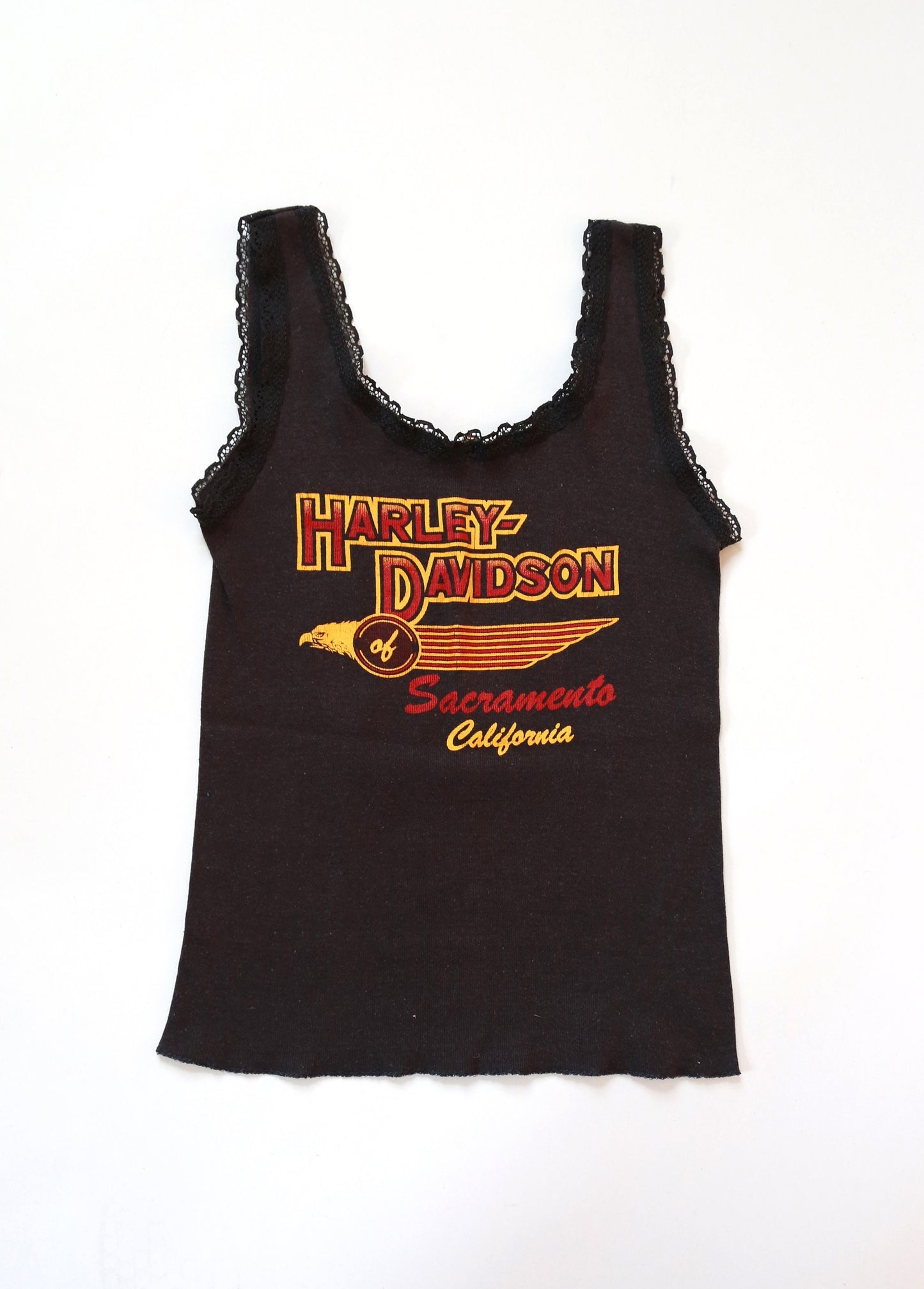 Vintage 80s 1987 Harley Davidson Motorcycle 3D EMBLEM tank