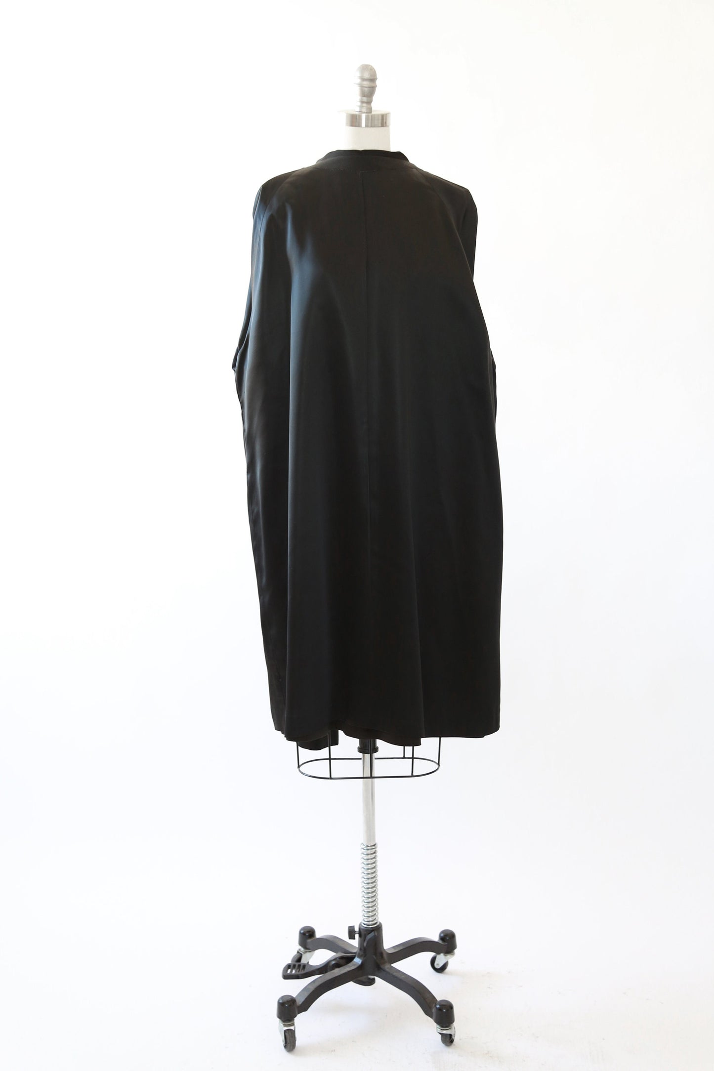 Vintage 40s black swing coat jacket