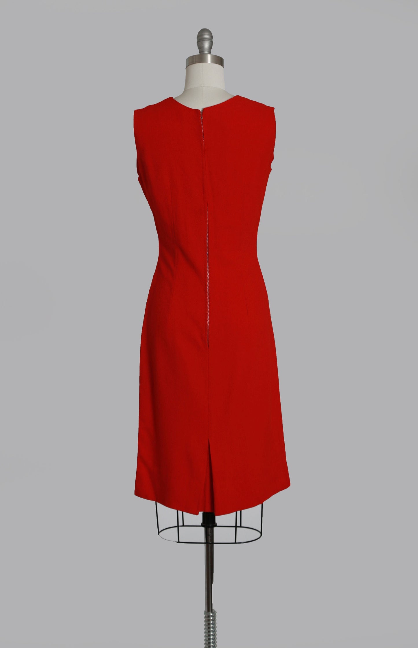 60s red wool suit | Vintage 1960s red 2pc shift dress + top suit | Mid century Modern 2pc dress suit
