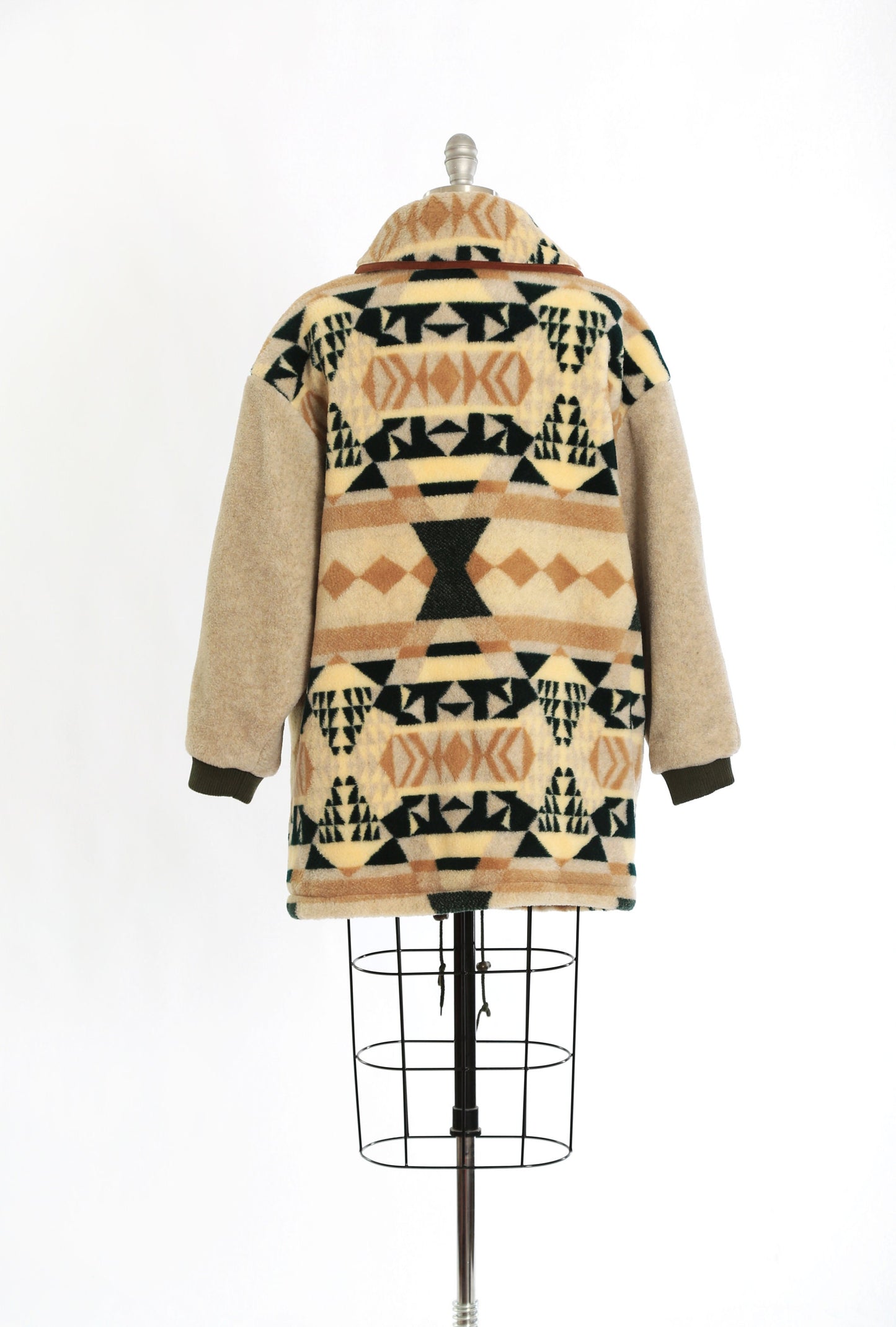 Vintage 90s oversized Southwestern blanket coat
