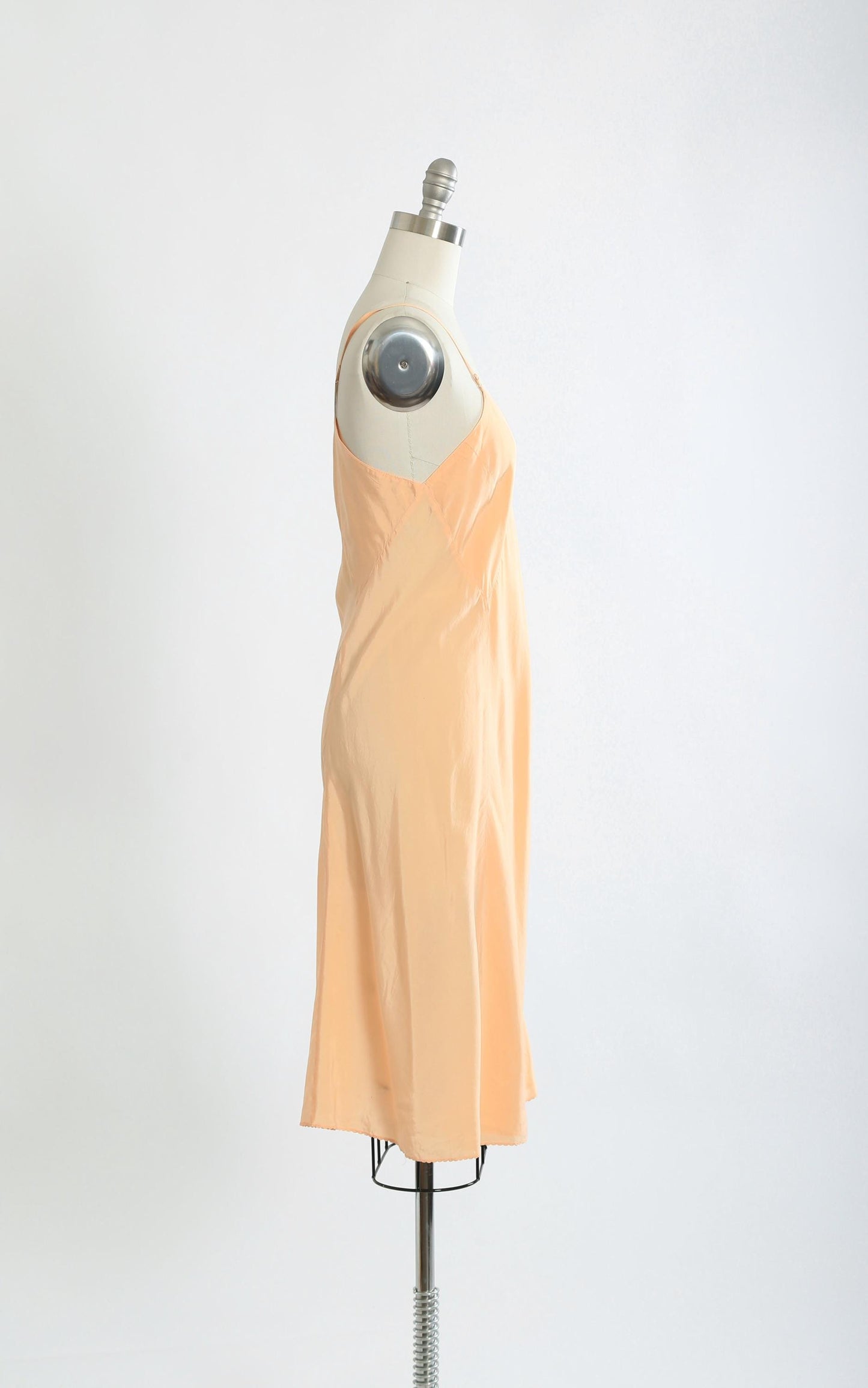 40s pink Pure Silk slip dress