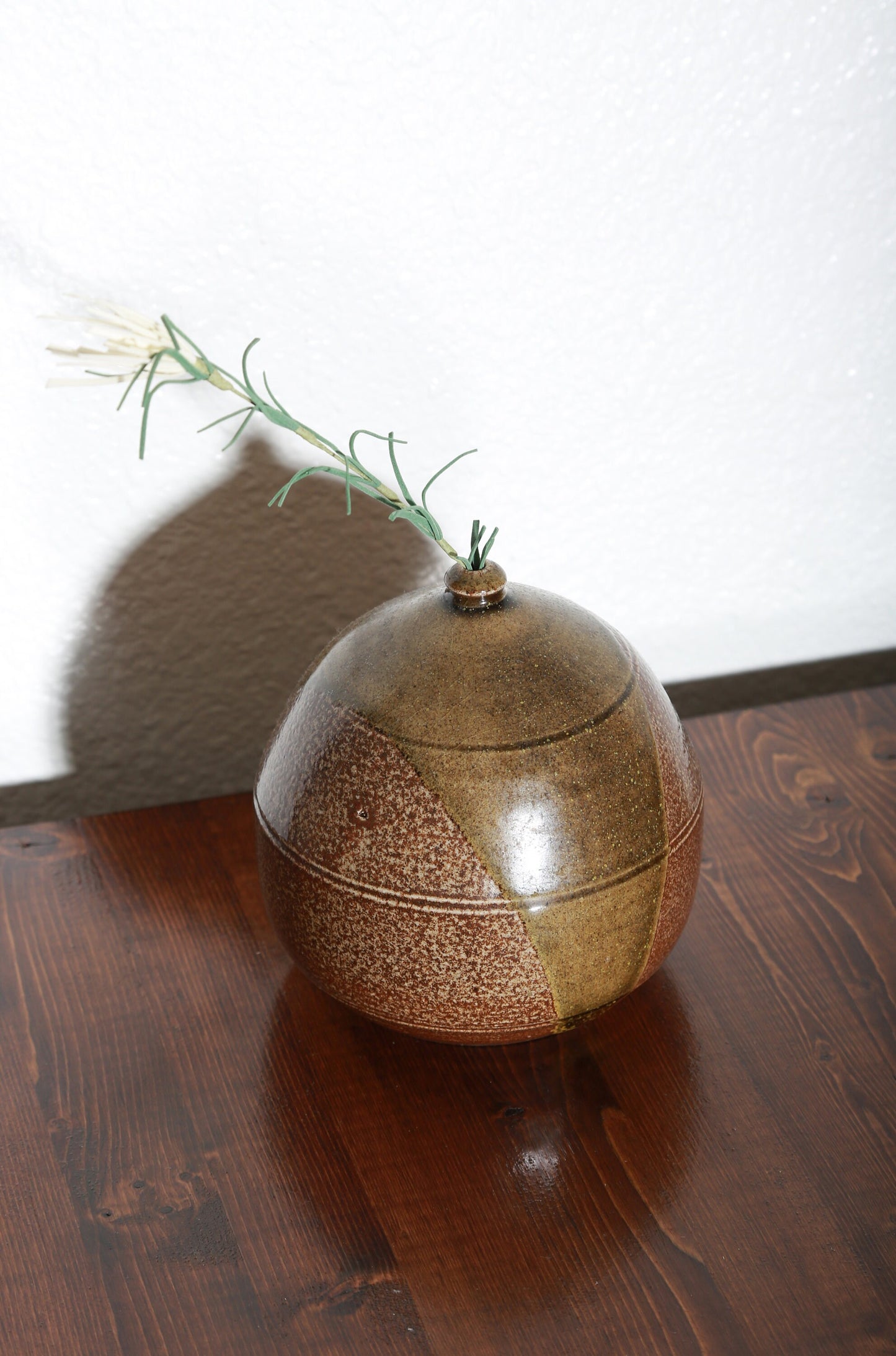Vintage Mid century modern signed studio art Weedpot Vase