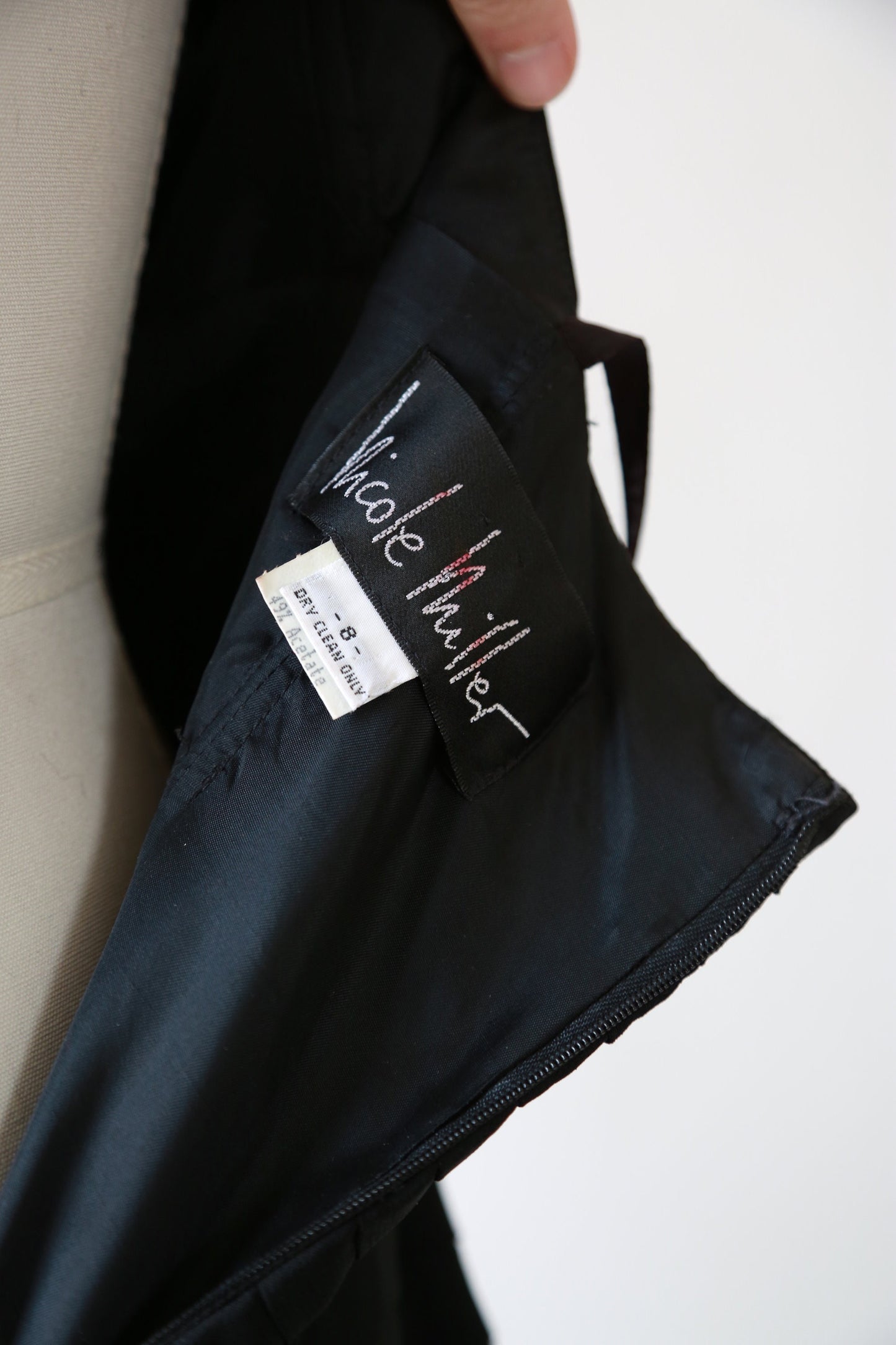 Nicole Miller mini dress | Vintage Nicole Miller deadstock pleated party dress