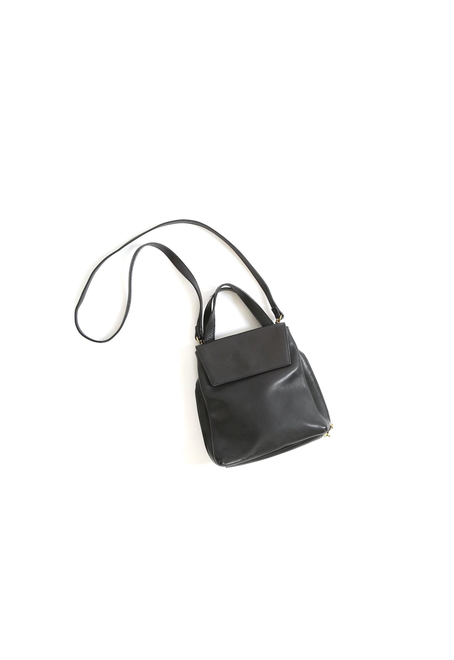 Vintage 90s Liz Claiborne Black leather purse crossbody