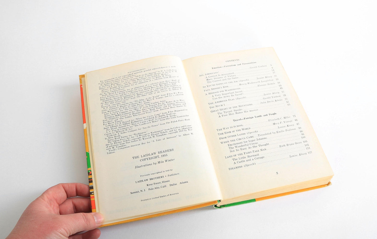 1955 From Every Land Laidlaw readers Vintage book