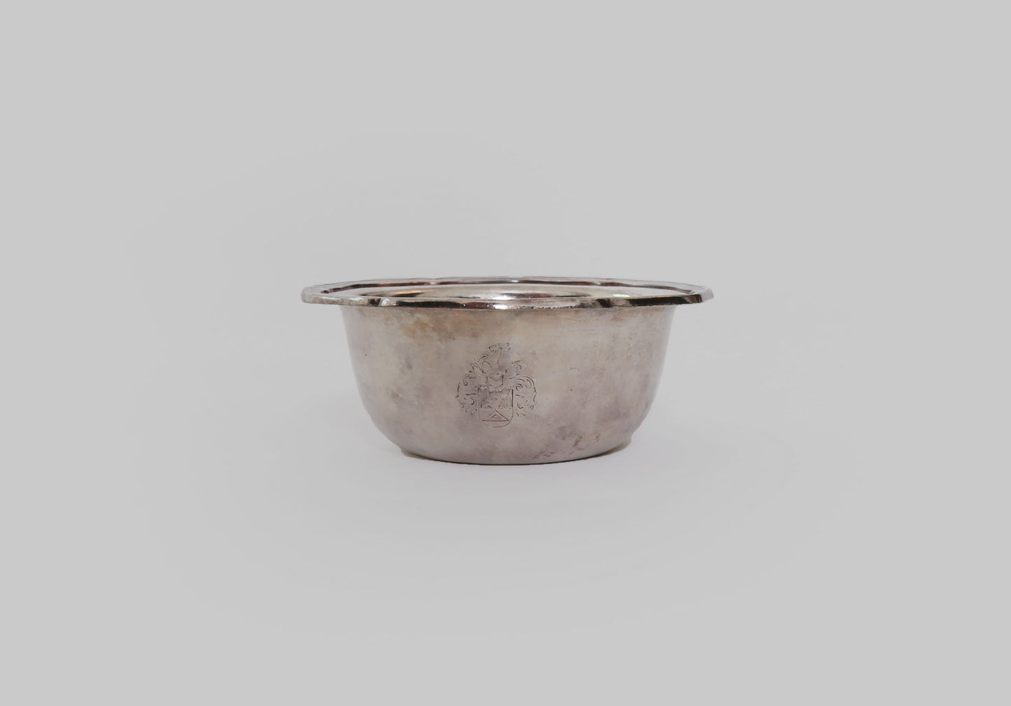 Antique vintage Wilkens Silver Bowl | Hotel Vier Jahreszeiten Hamburg crest bowl