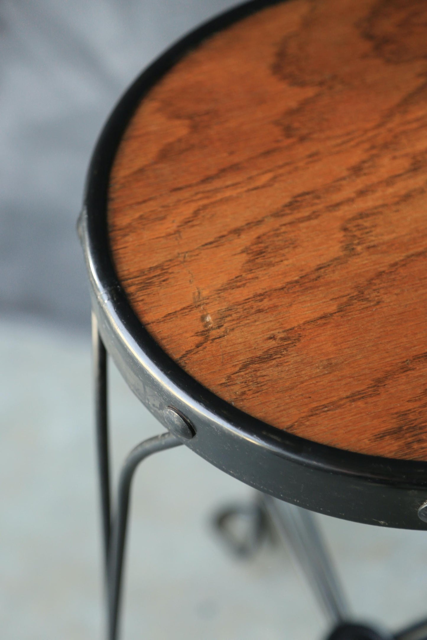 Antique Cafe metal stools
