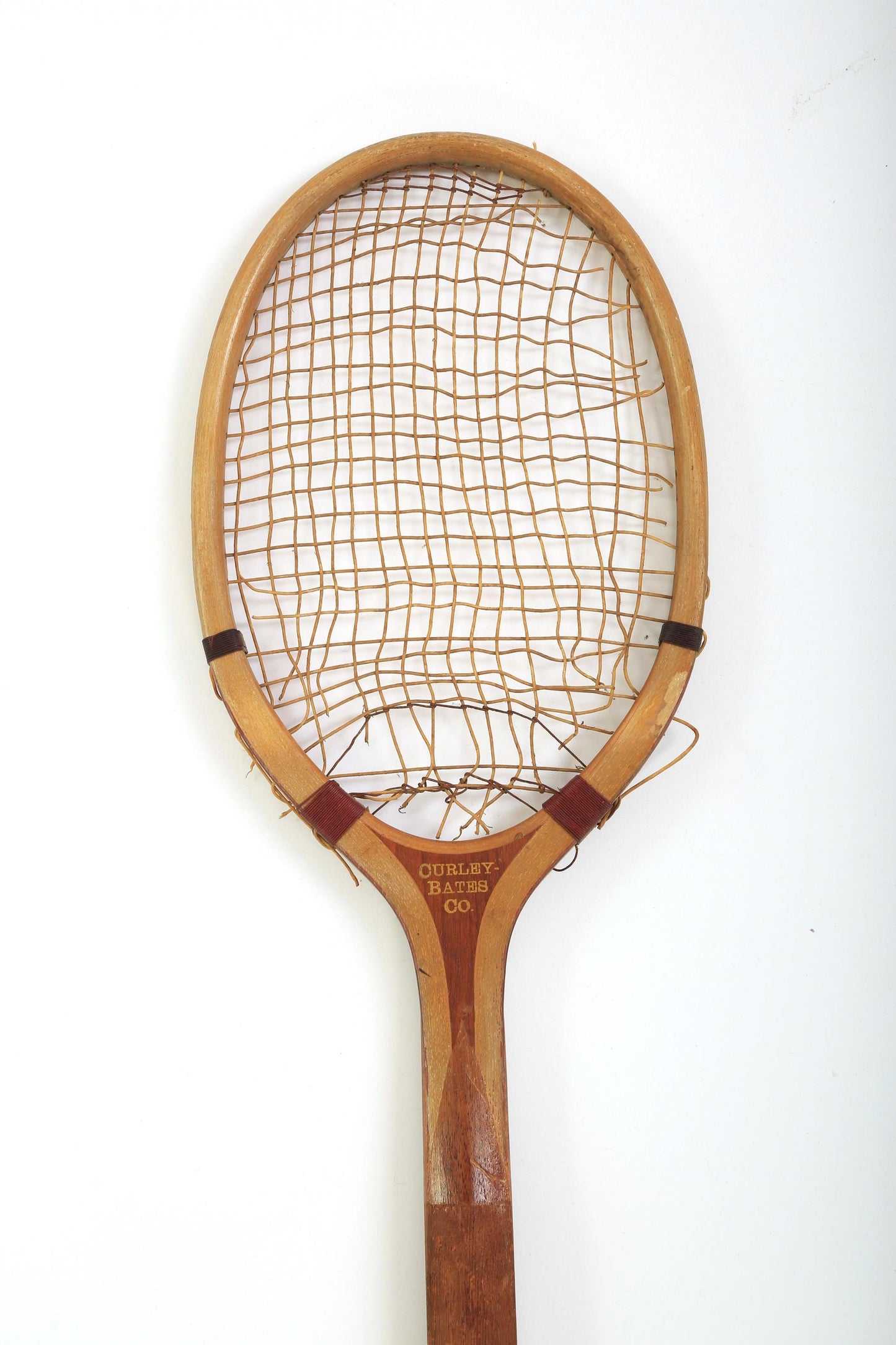 Antique 1900s Curley - Bates Co. San Francisco tennis Rackets wall art gallery wall