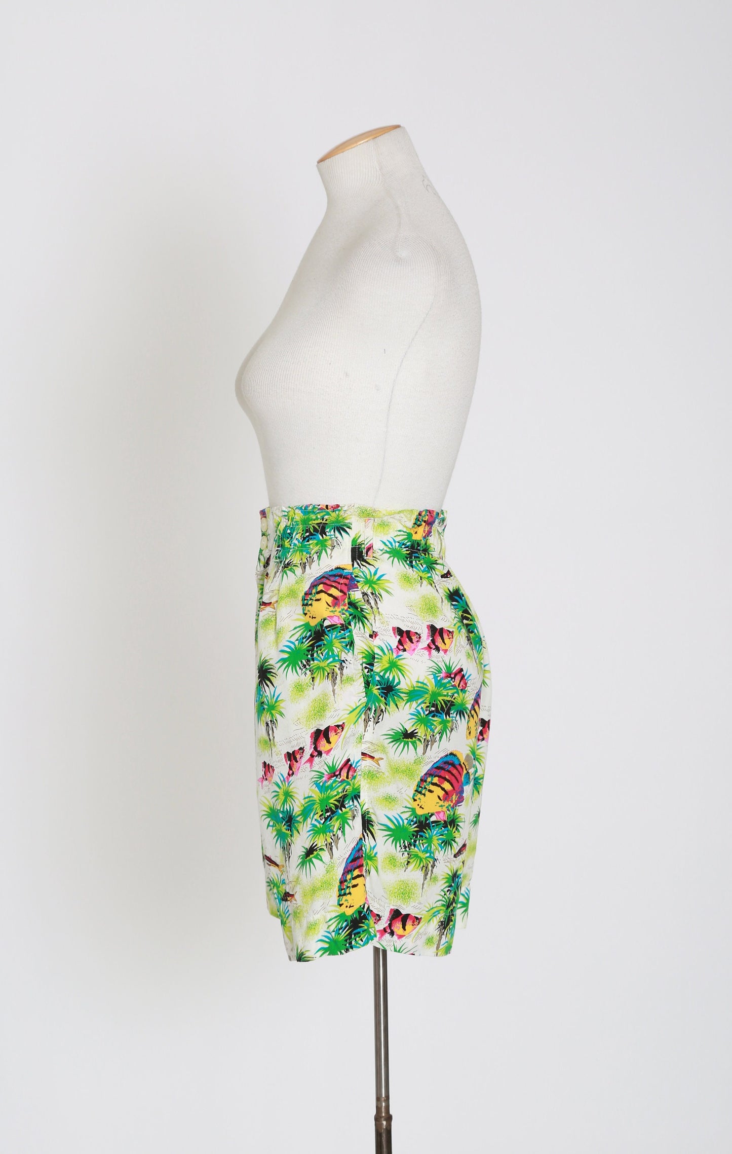 GAP Tropical shirts | Vintage 90s GAP tropical fish rayon shorts
