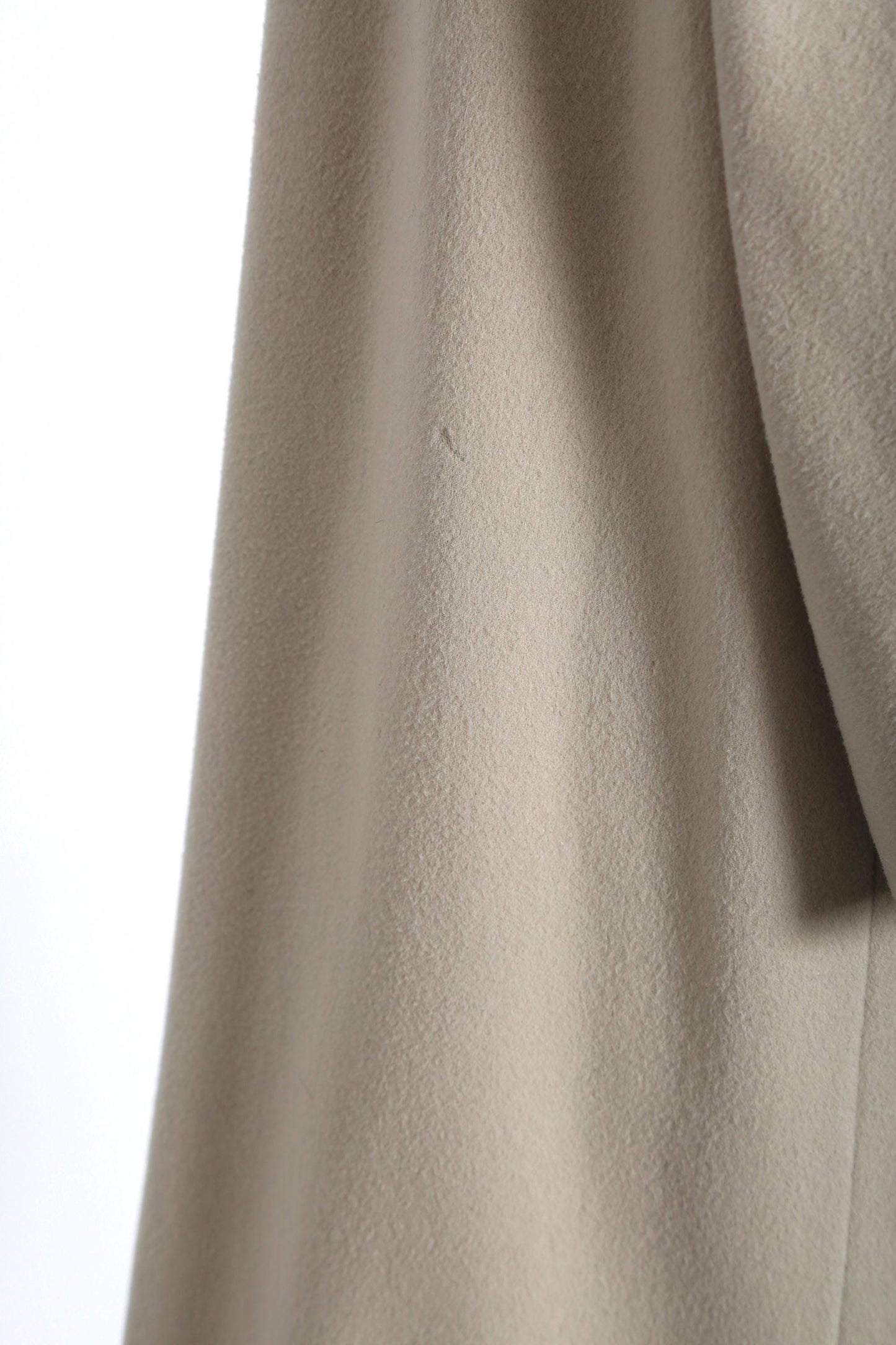 50s grey beige wool mink collar fur coat | Vintage 1950s BOND'S Fifth Avenue coat
