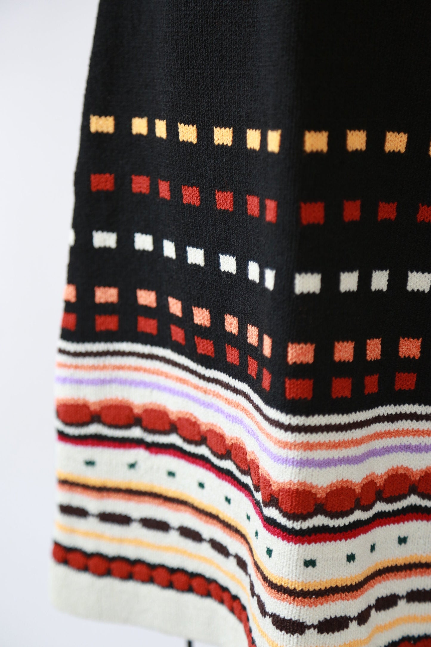 ADOLFO knit dress | Vintage 70s knit sweater dress | ADOLFO New York dress