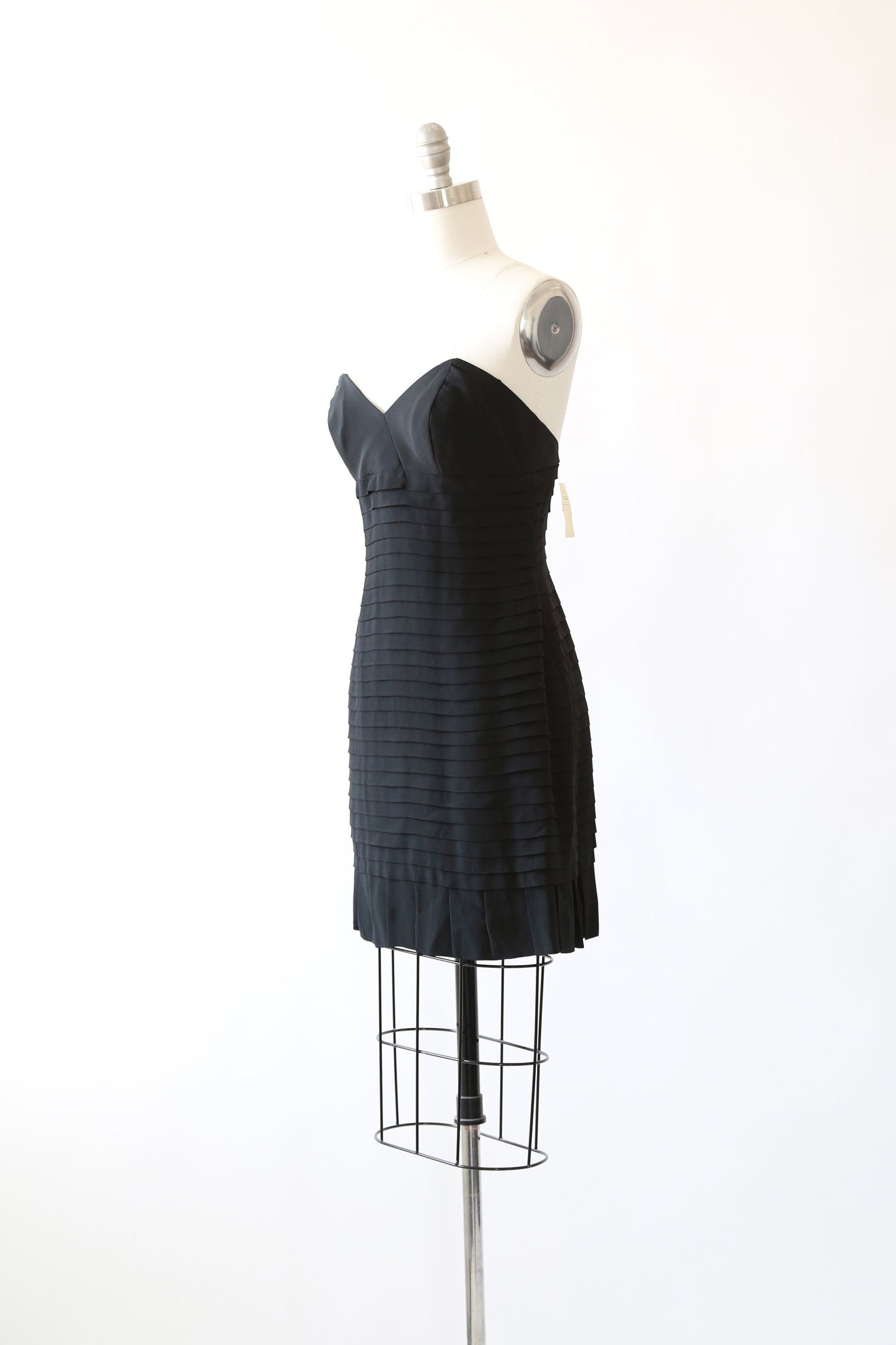 Nicole Miller mini dress | Vintage Nicole Miller deadstock pleated party dress