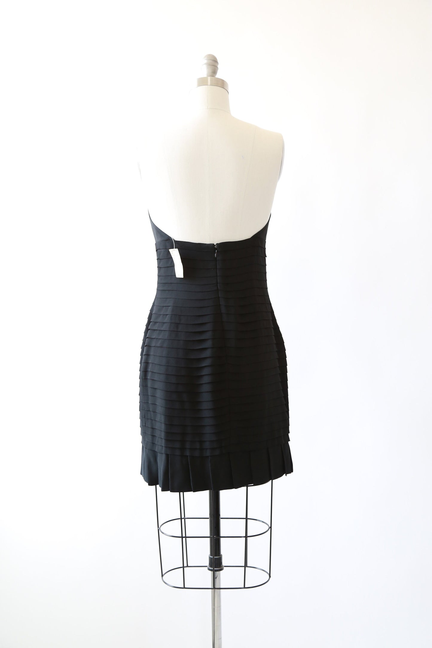 Nicole Miller mini dress | Vintage Nicole Miller deadstock pleated party dress