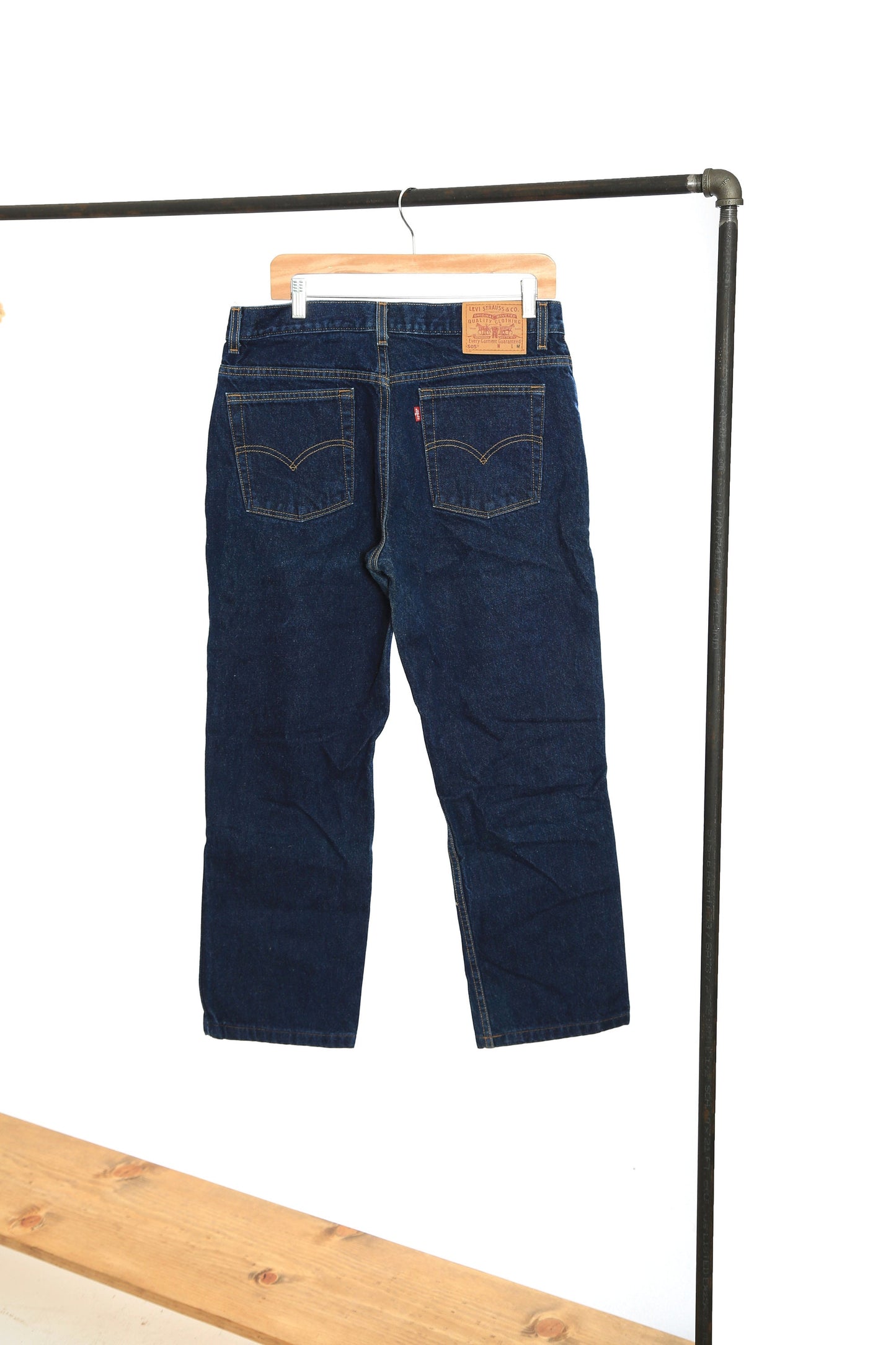 Vintage 505 dark wash boyfriend Levis Miss 14