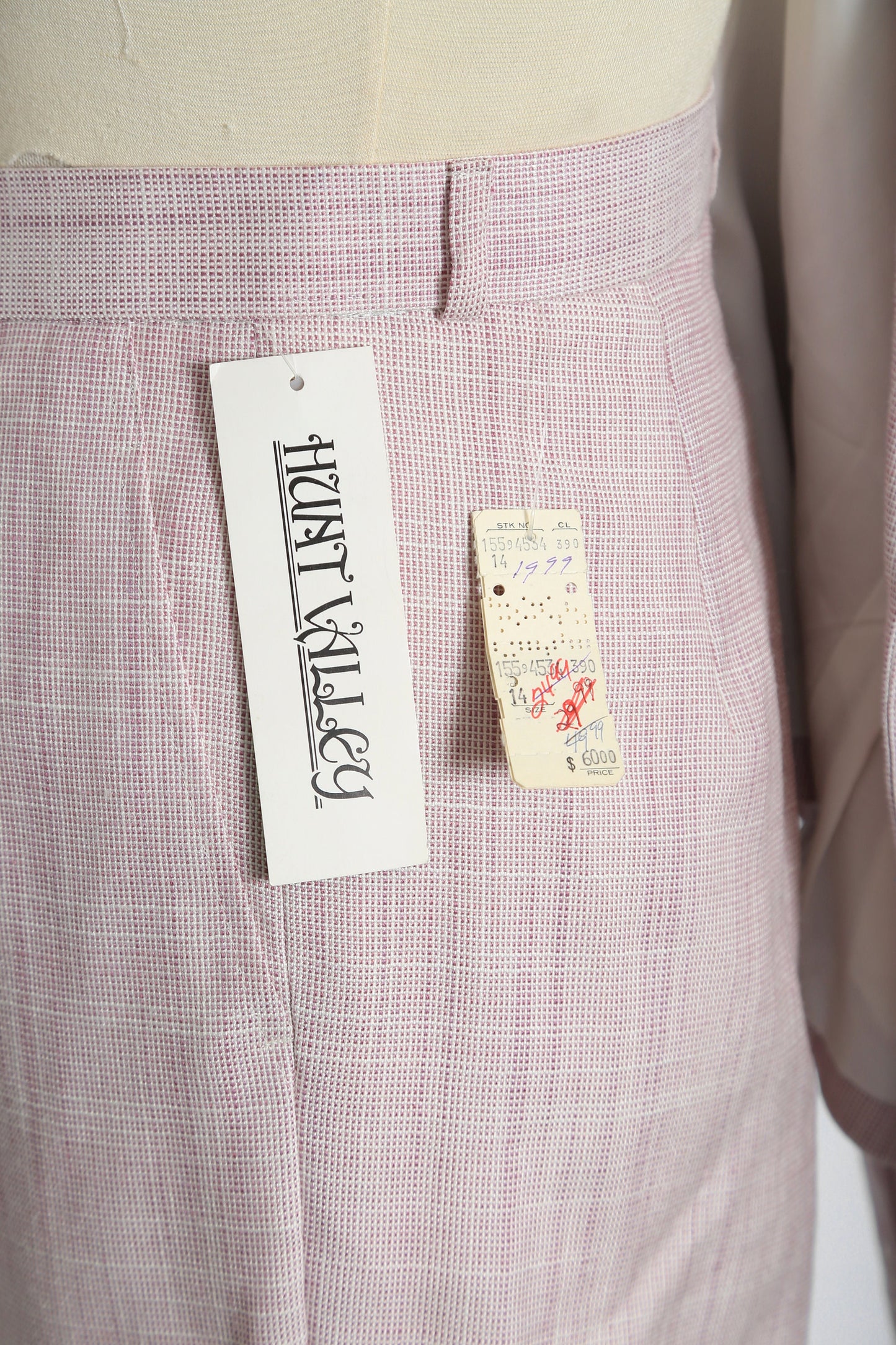 Vintage 80s woven purple suit | 1980s deadstock suit