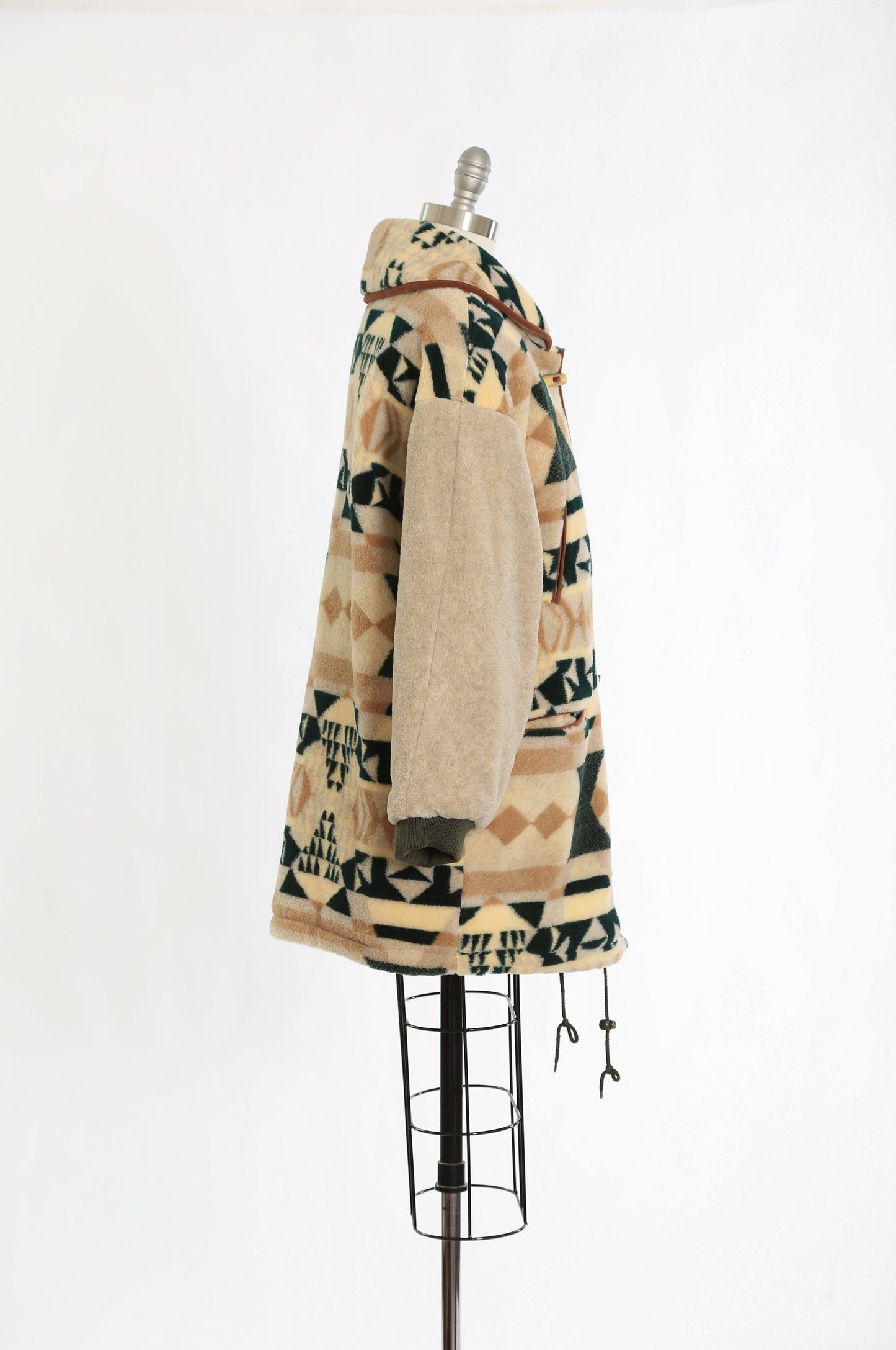 Vintage 90s oversized Southwestern blanket coat