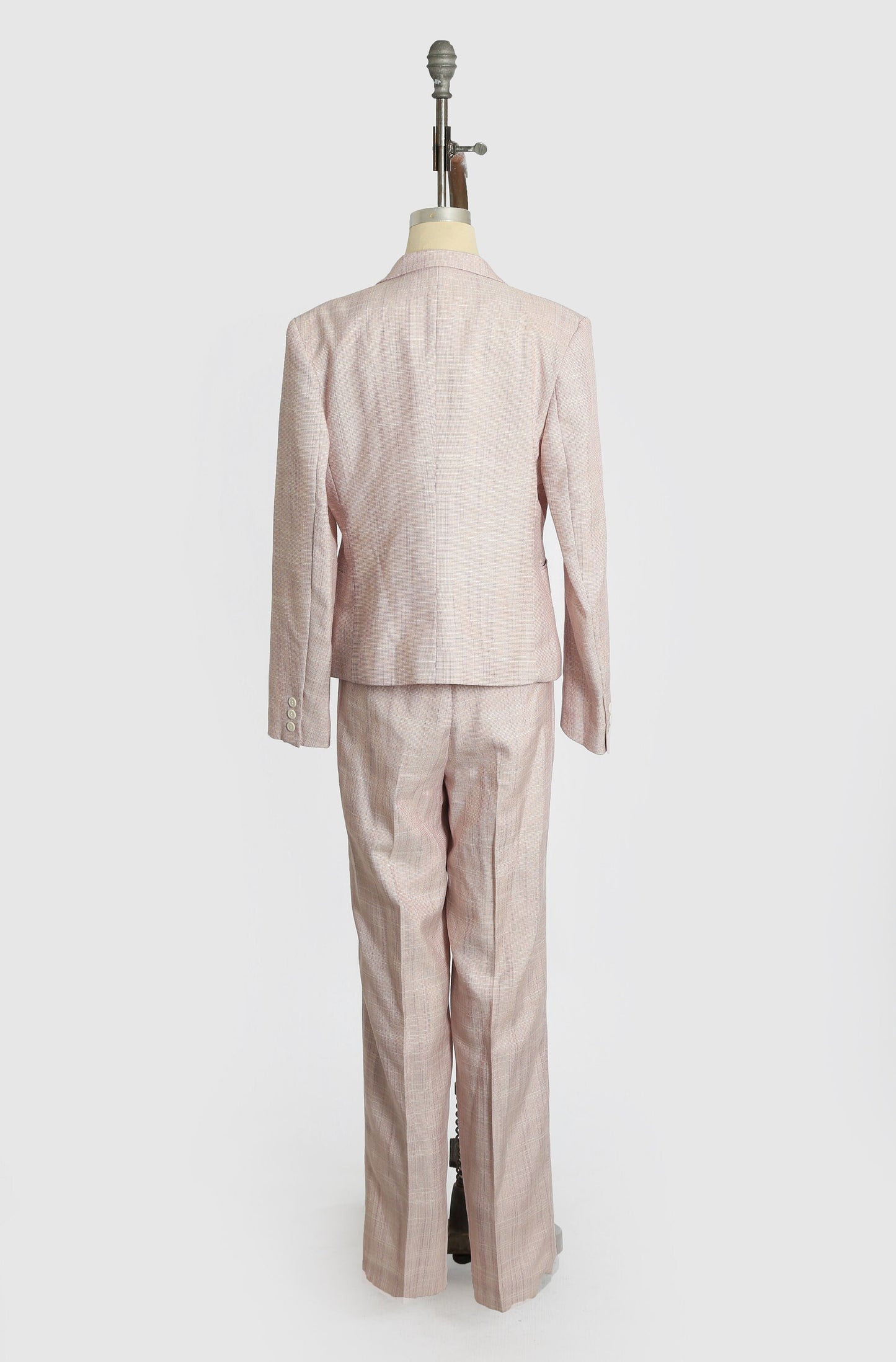 Vintage 80s woven purple suit | 1980s deadstock suit