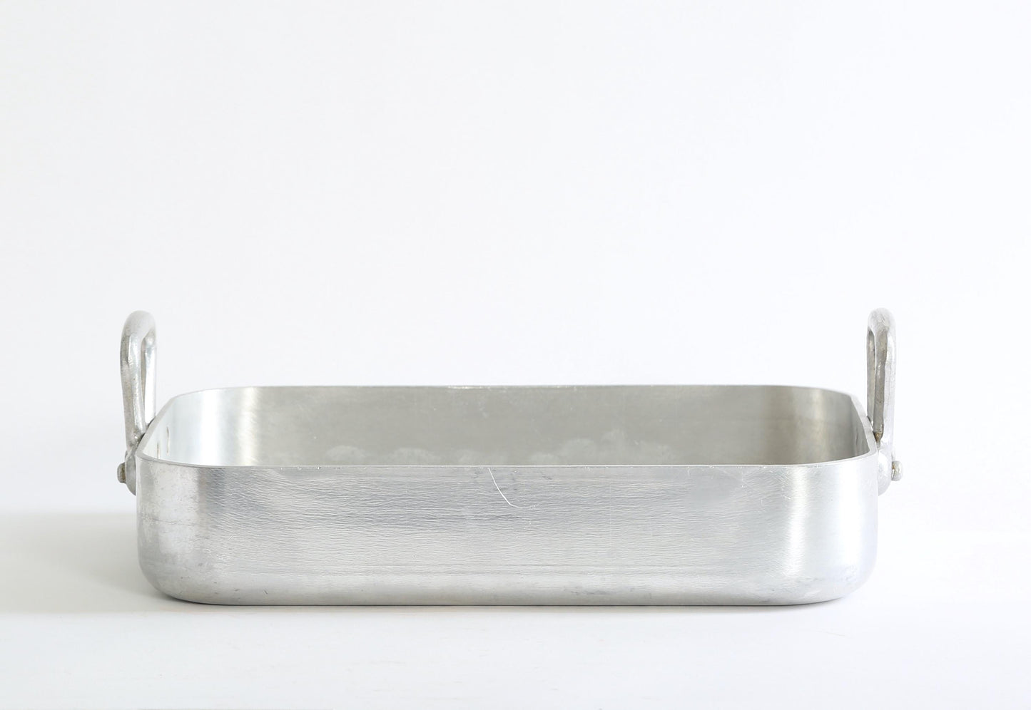 Vintage French aluminum roasting pan
