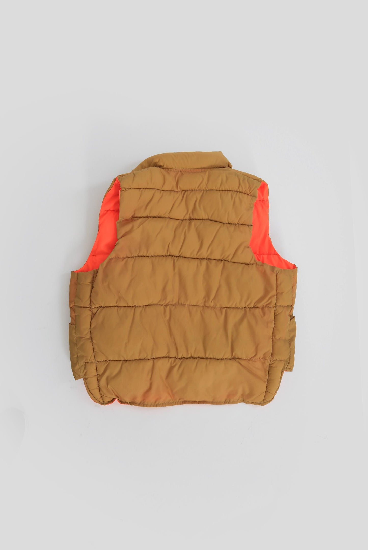 Reversible puffer vest | Vintage 70s hunting Puff vest
