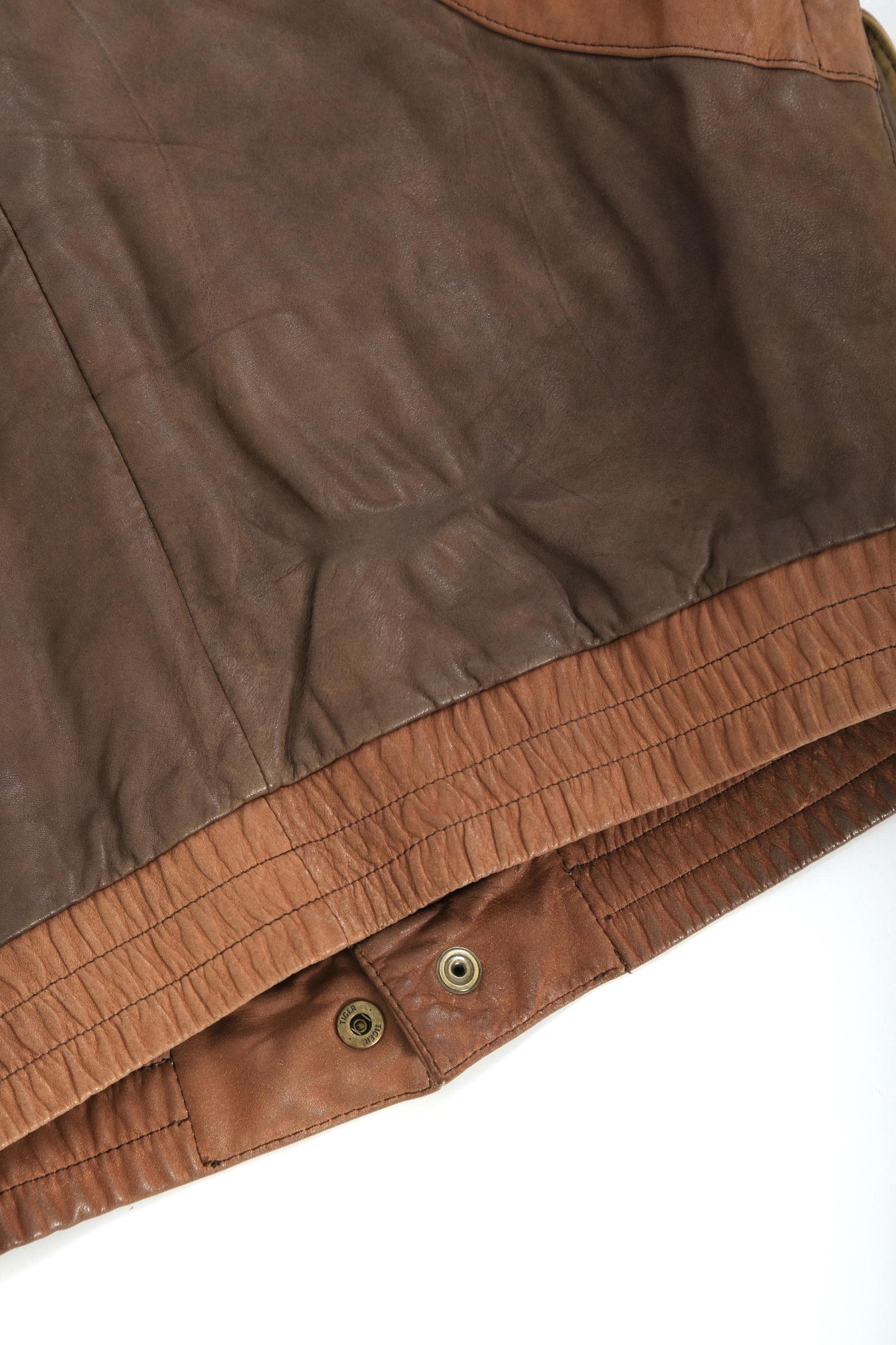 80s M Julian brown leather vest
