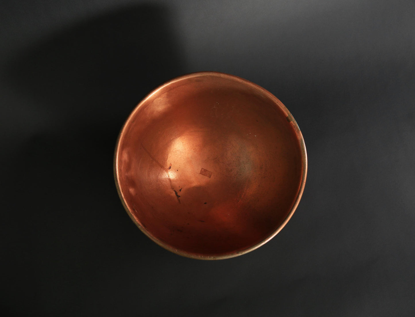 Vintage solid copper Chocolate bowl | DIVERTIMENTI OF LONDONS Copper mixing bowl