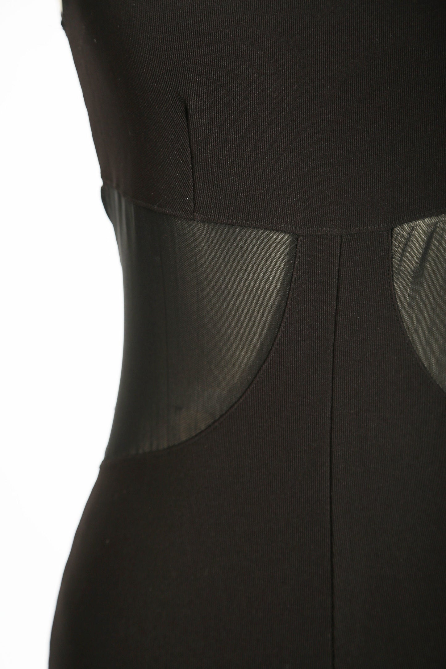 Vintage 90s black sexy cutout stretch jumpsuit