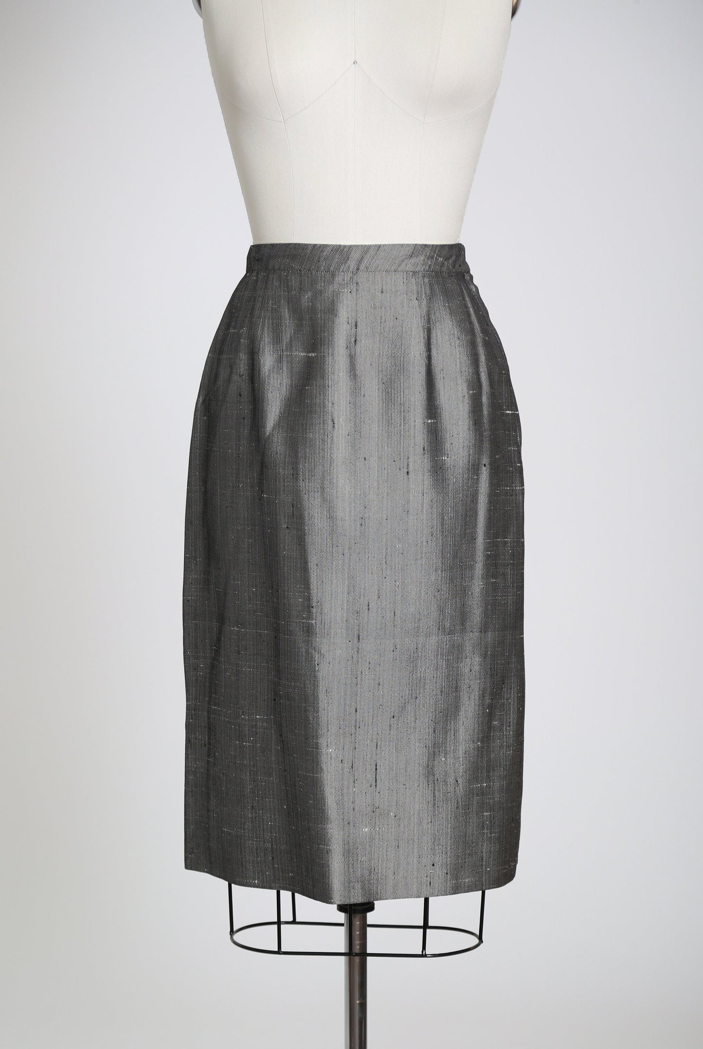 Vintage 1940s silver dress 2pc suit