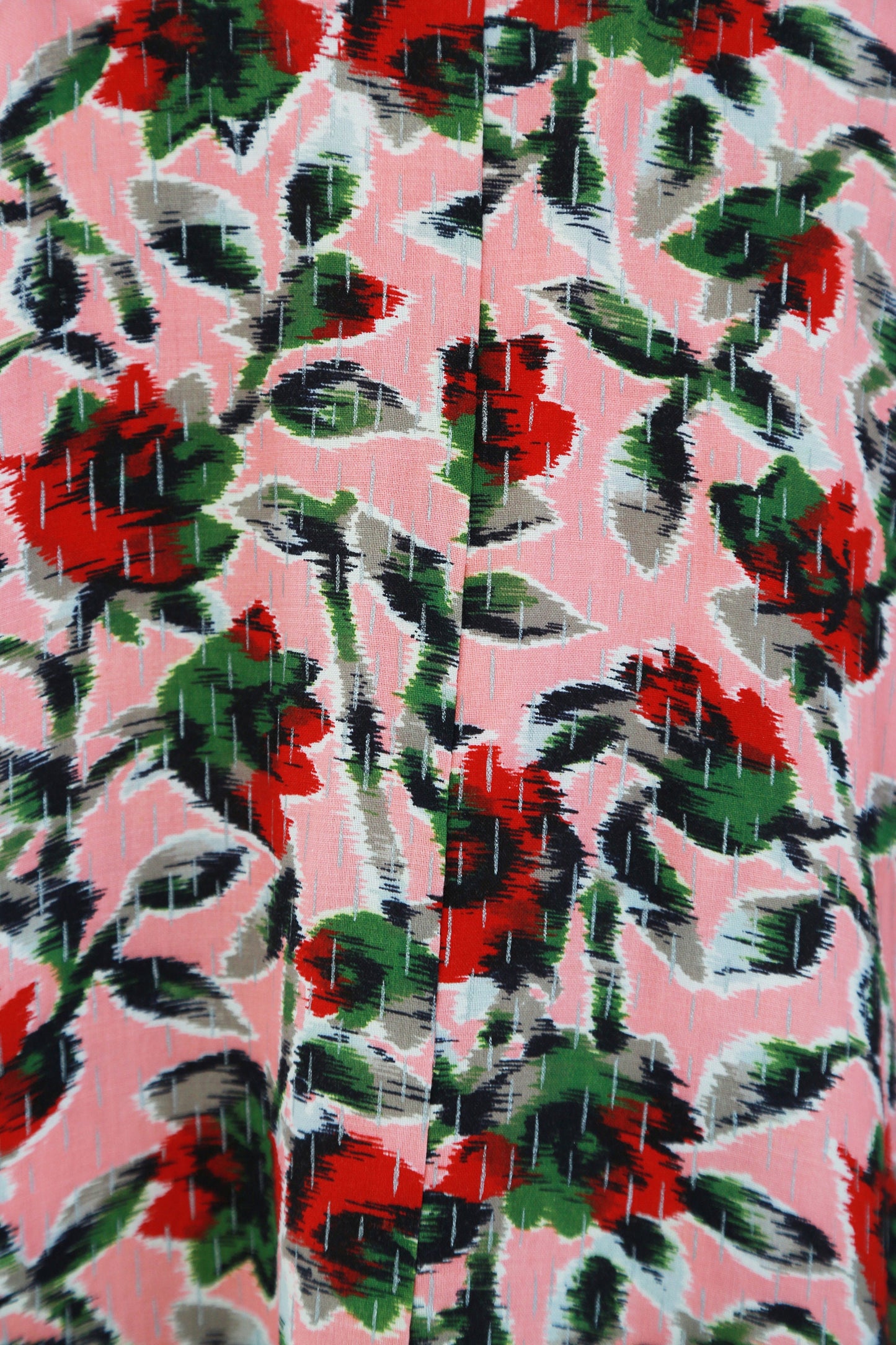 Rose haori | Vintage 1940s silk kimono | 40s floral silk kimono jacket