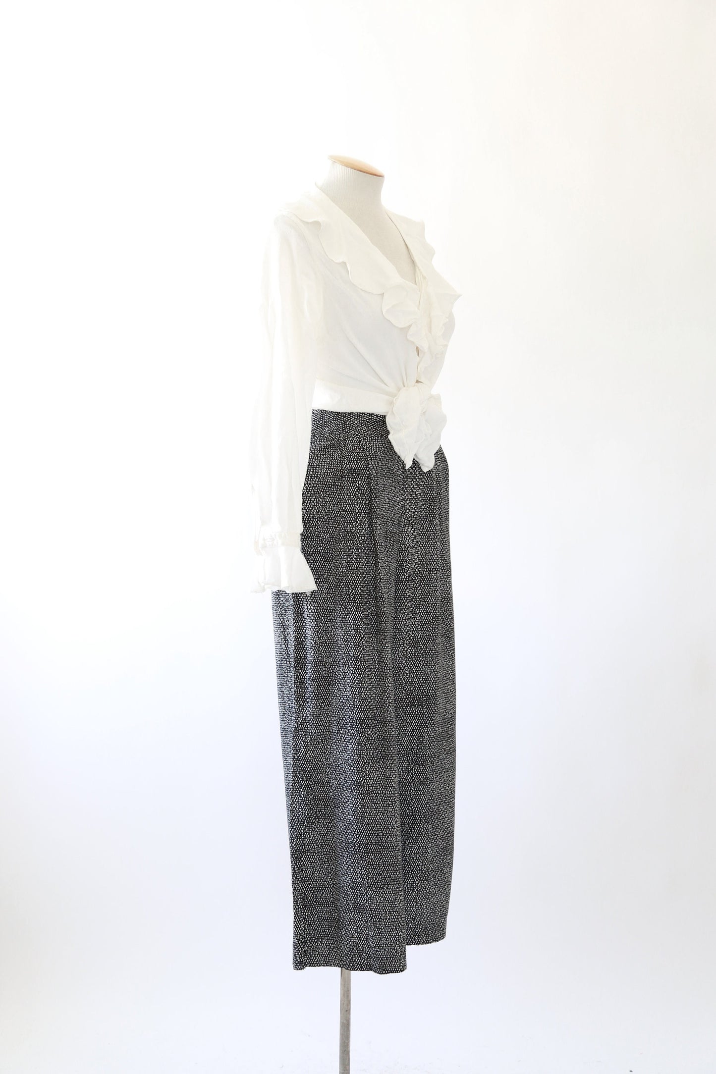 Vintage 90s Cropped polka dot pants