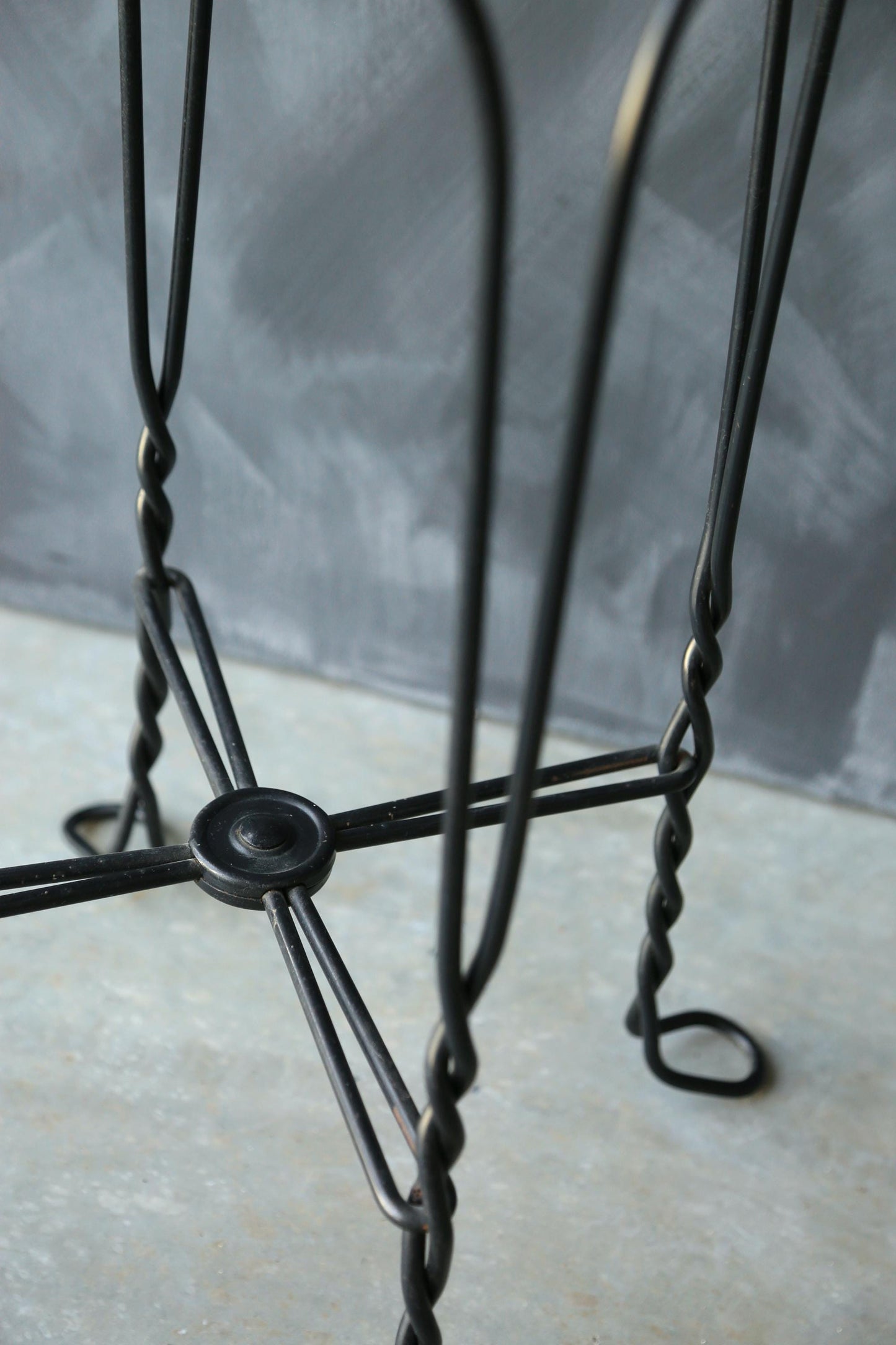 Antique Cafe metal stools