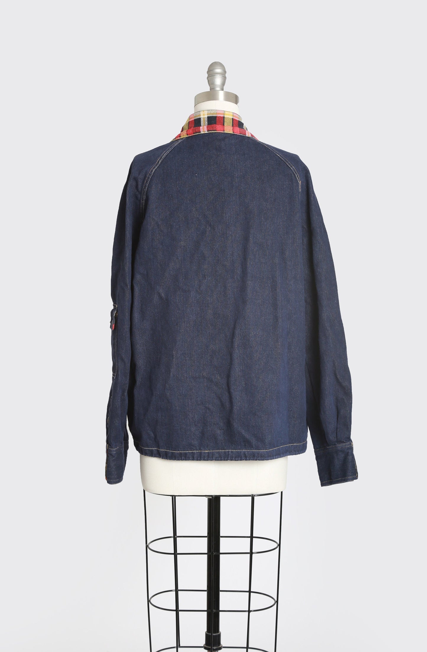 Indigo denim chore jacket | Vintage 70s jean jacket