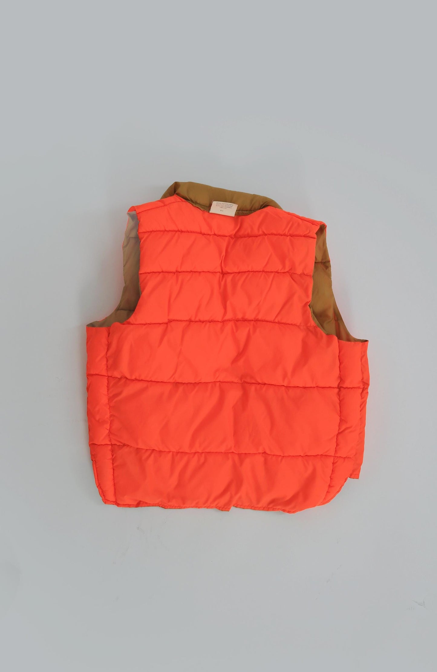 Reversible puffer vest | Vintage 70s hunting Puff vest