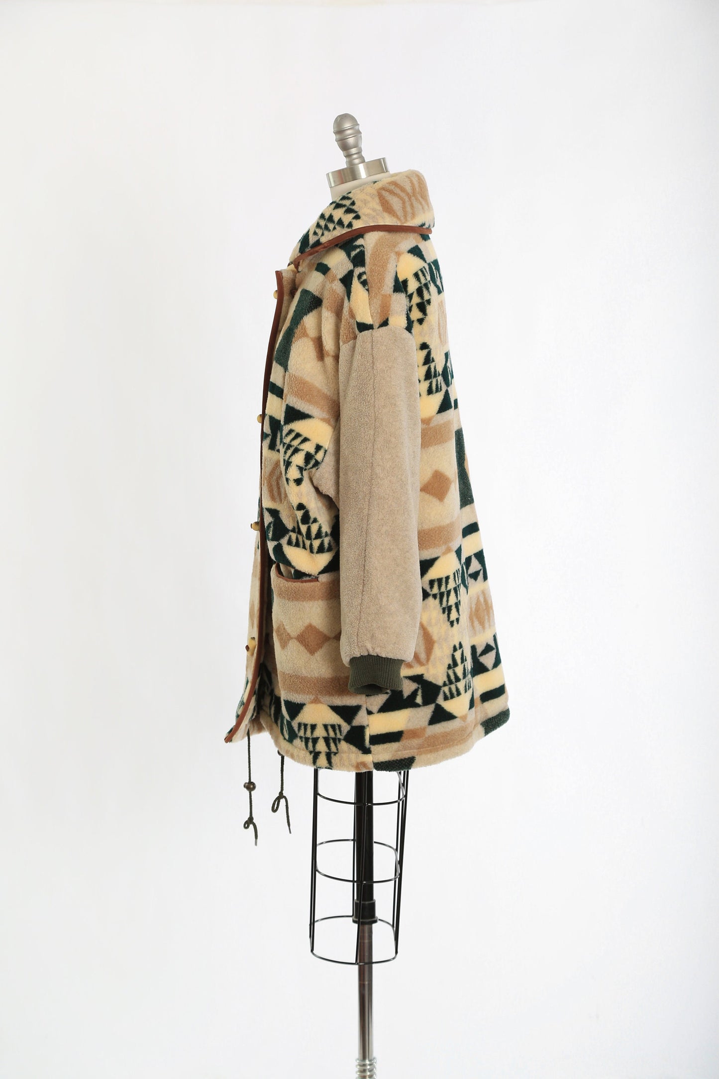Vintage 90s oversized Southwestern blanket coat