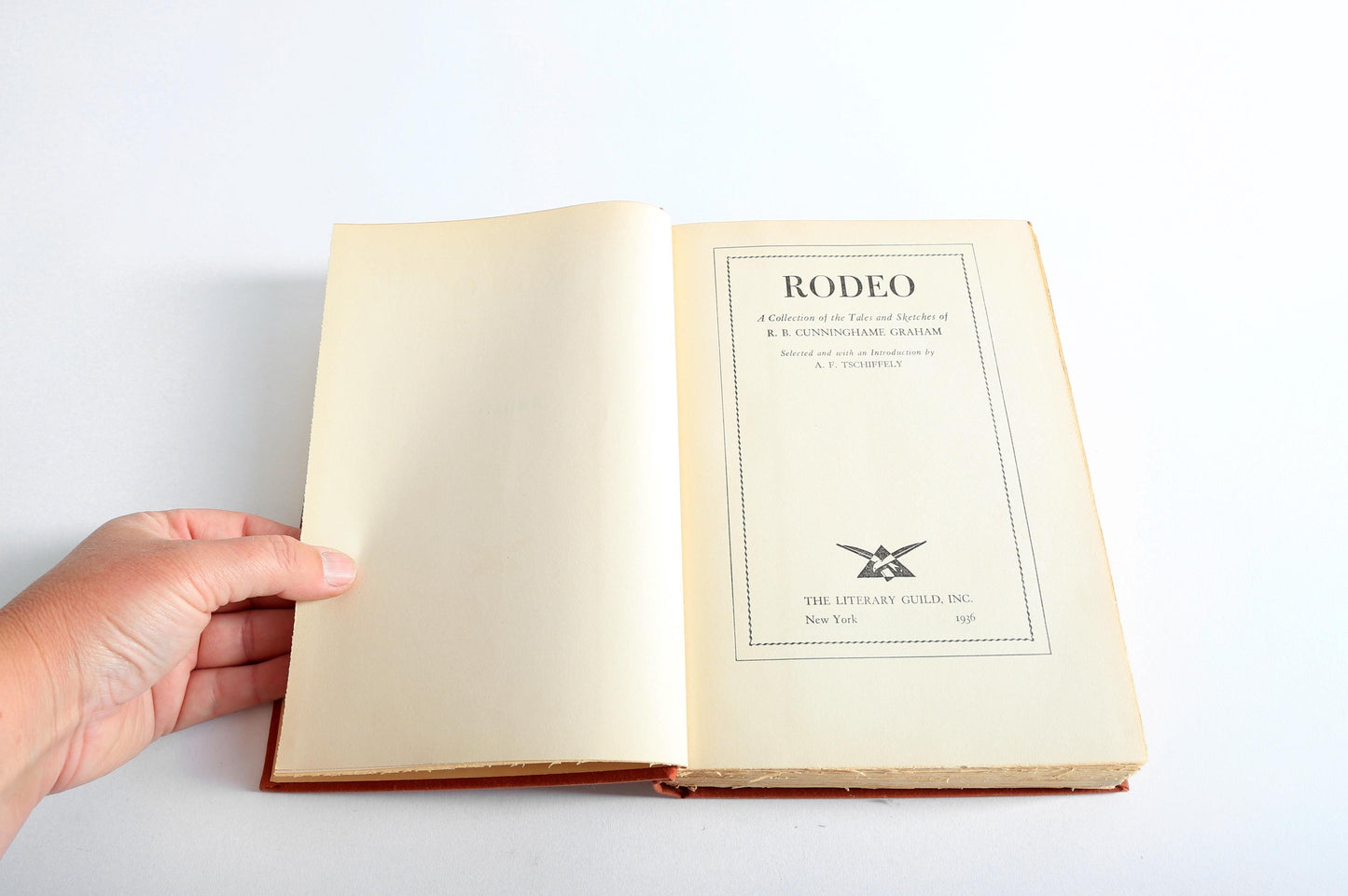 Vintage Cowboy Book | 1936 RODEO by R.B. Cunninghame