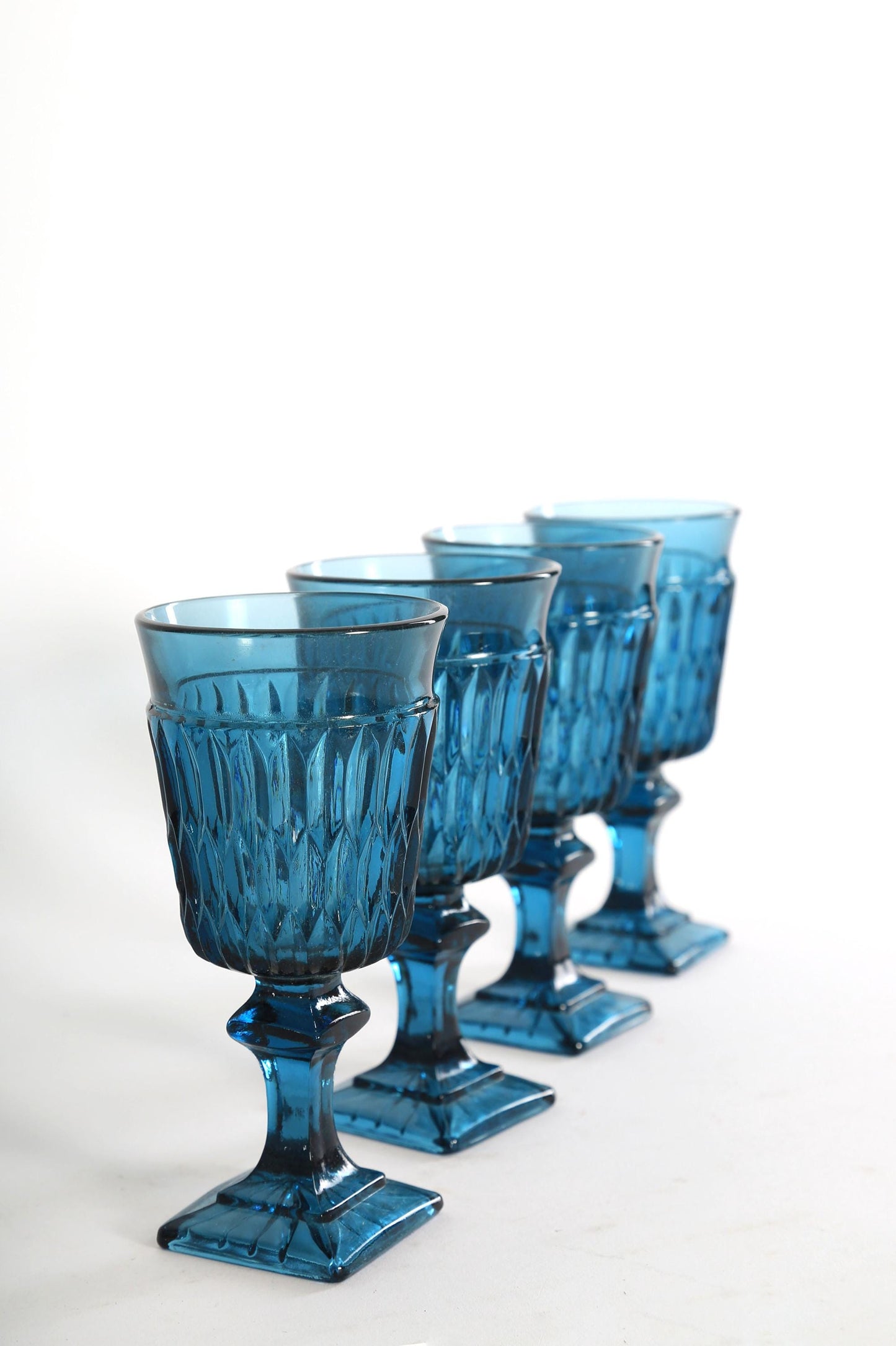 Mount Vernon Blue Indiana Glasses Set of 4