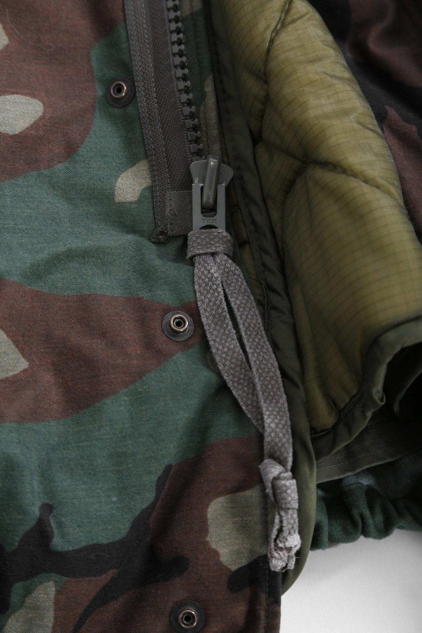Vintage Military issue camo cold weather jacket | US Air force camo felid jacket