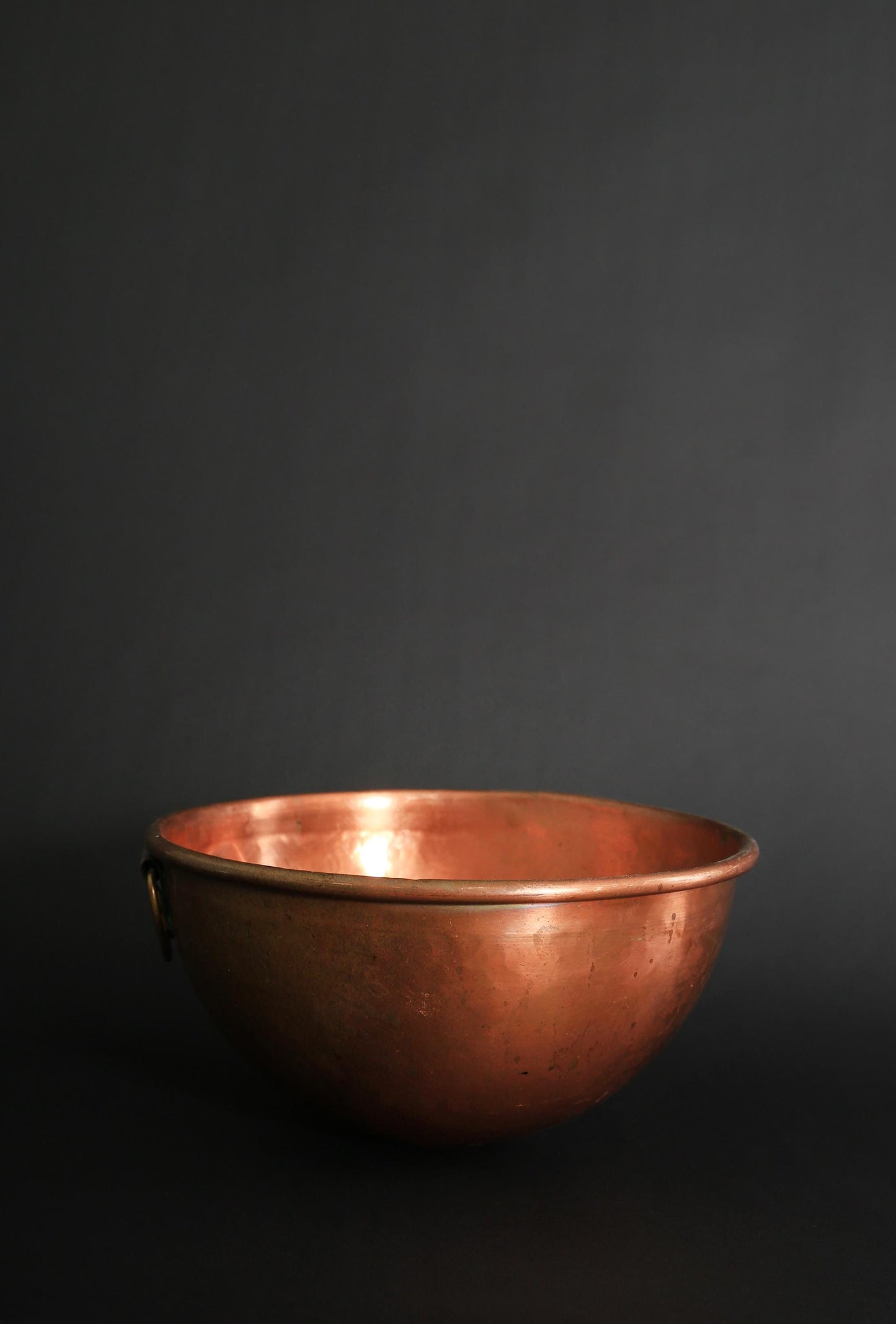 Vintage solid copper Chocolate bowl | DIVERTIMENTI OF LONDONS Copper mixing bowl