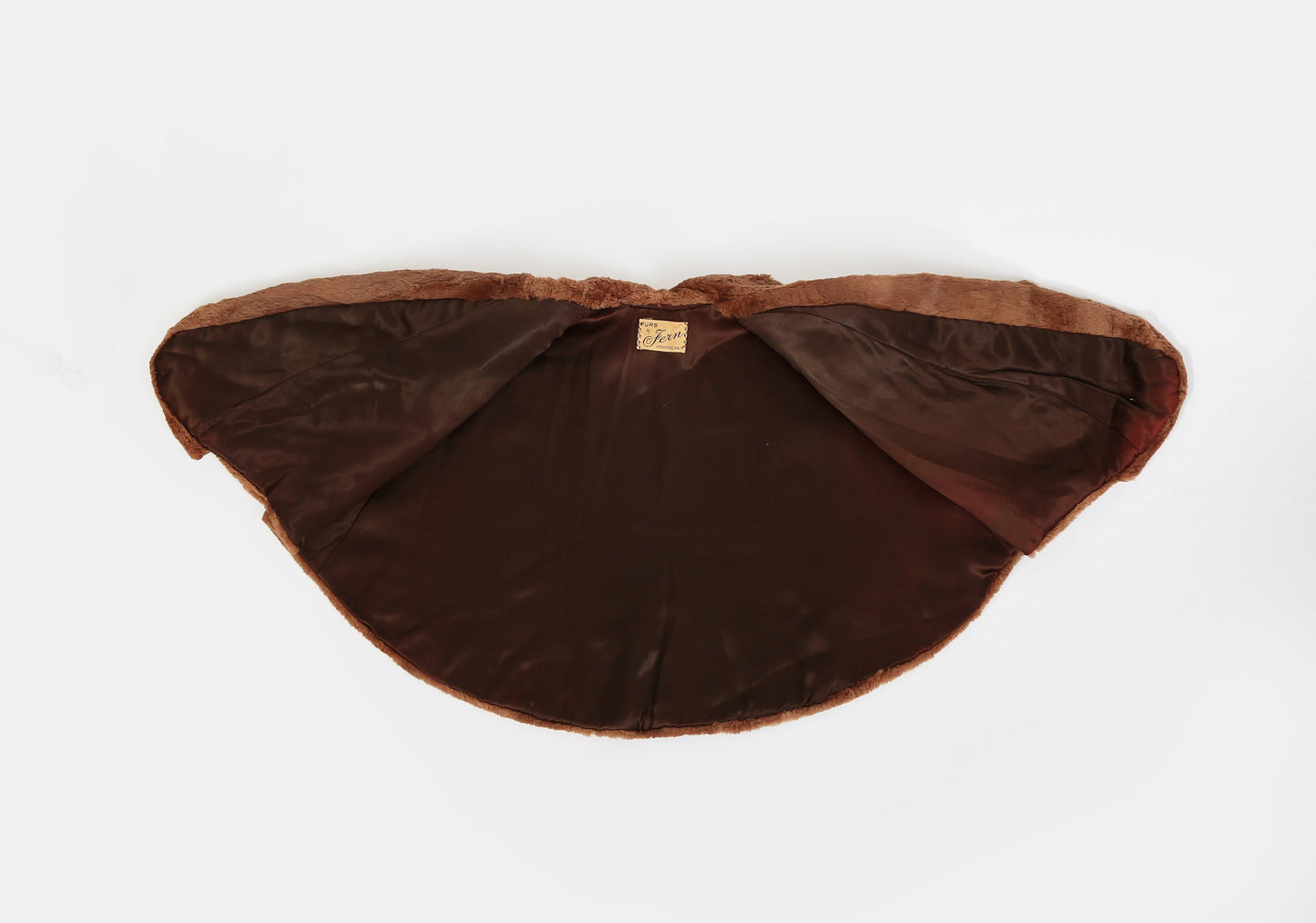 40s Plush mouton lamb fur Cape | Vintage 1940s Mouton fur cape