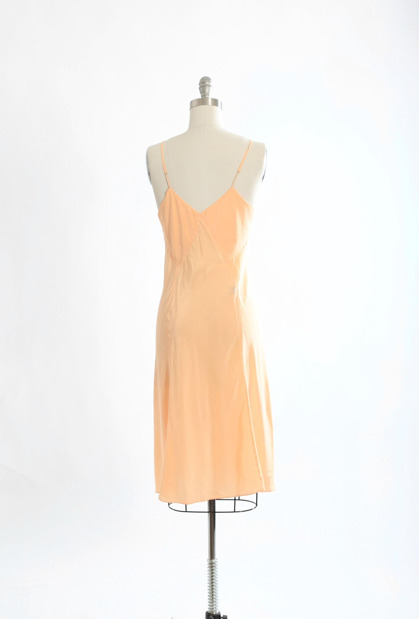 40s pink Pure Silk slip dress