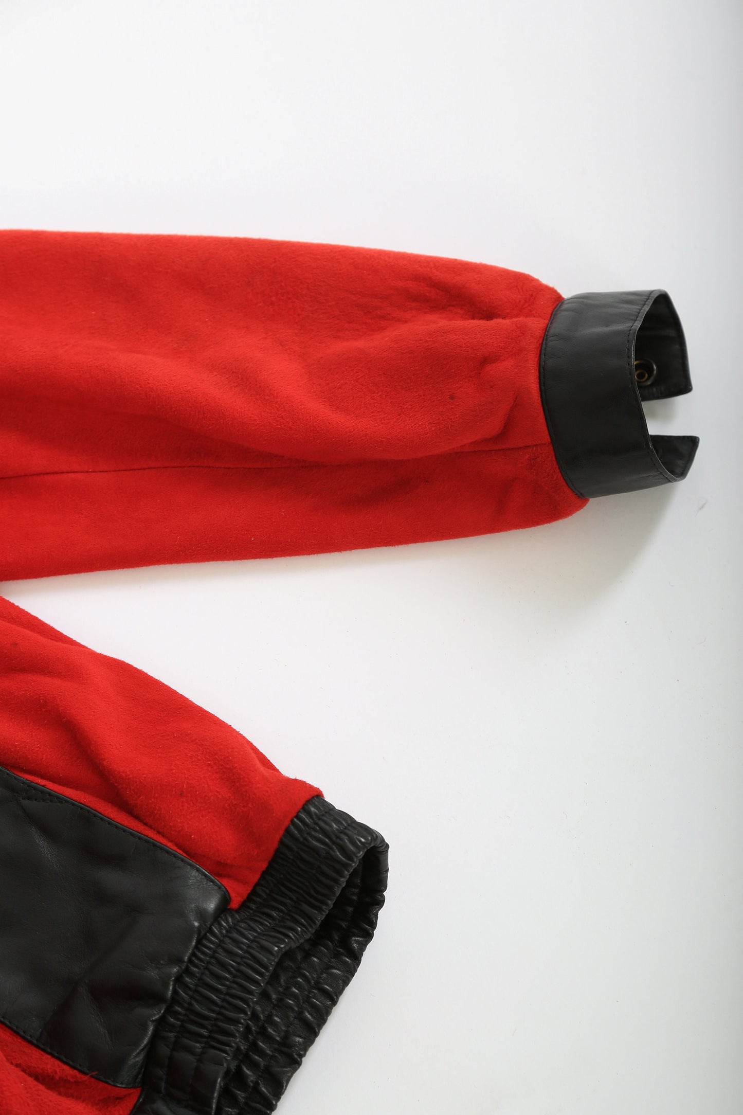 Vintage 1980s "Thriller" Red leather jacket