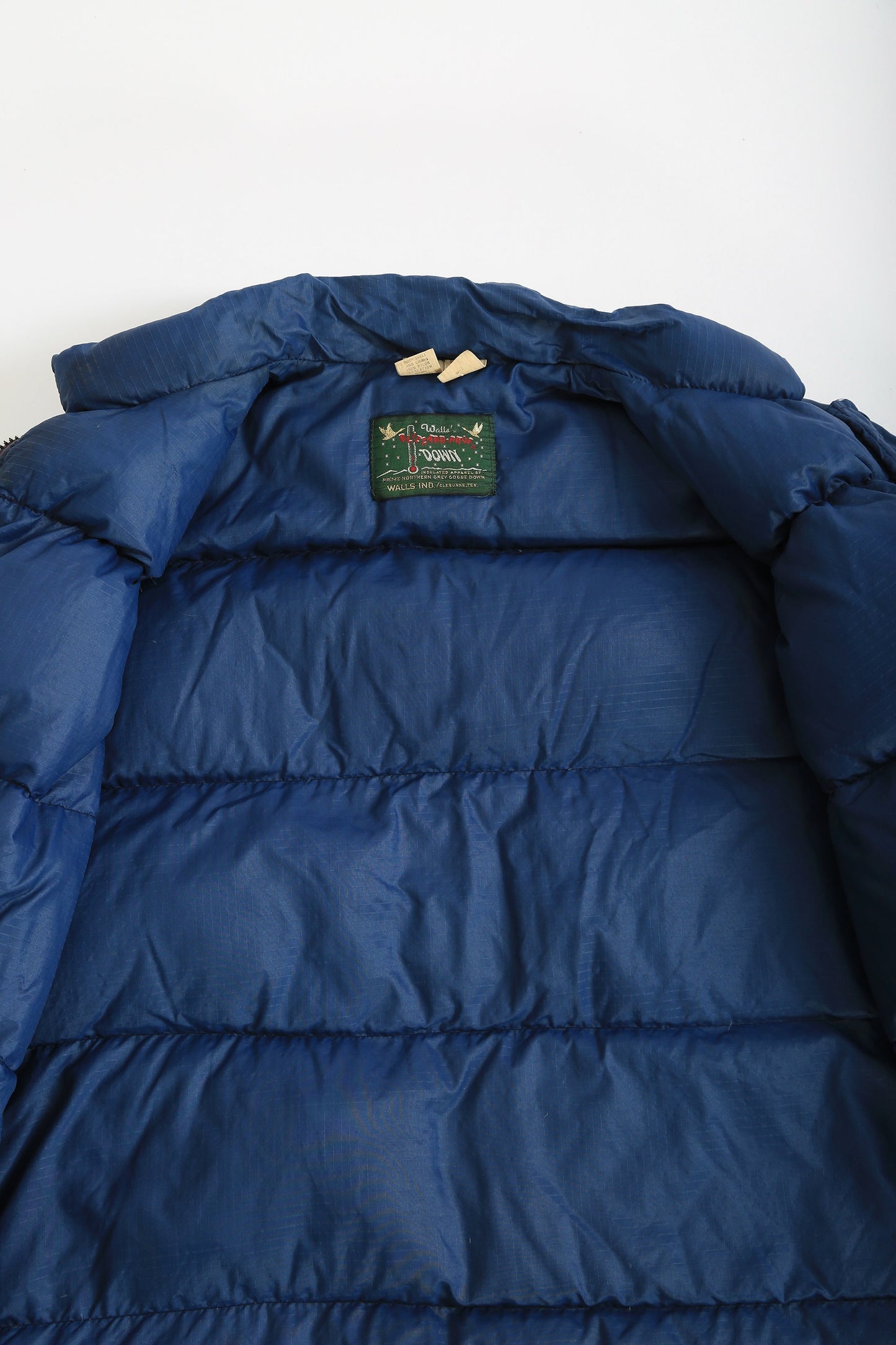 70s Walls blizzard down down puffer | Vintage 1970s men's blue Puffer jacket