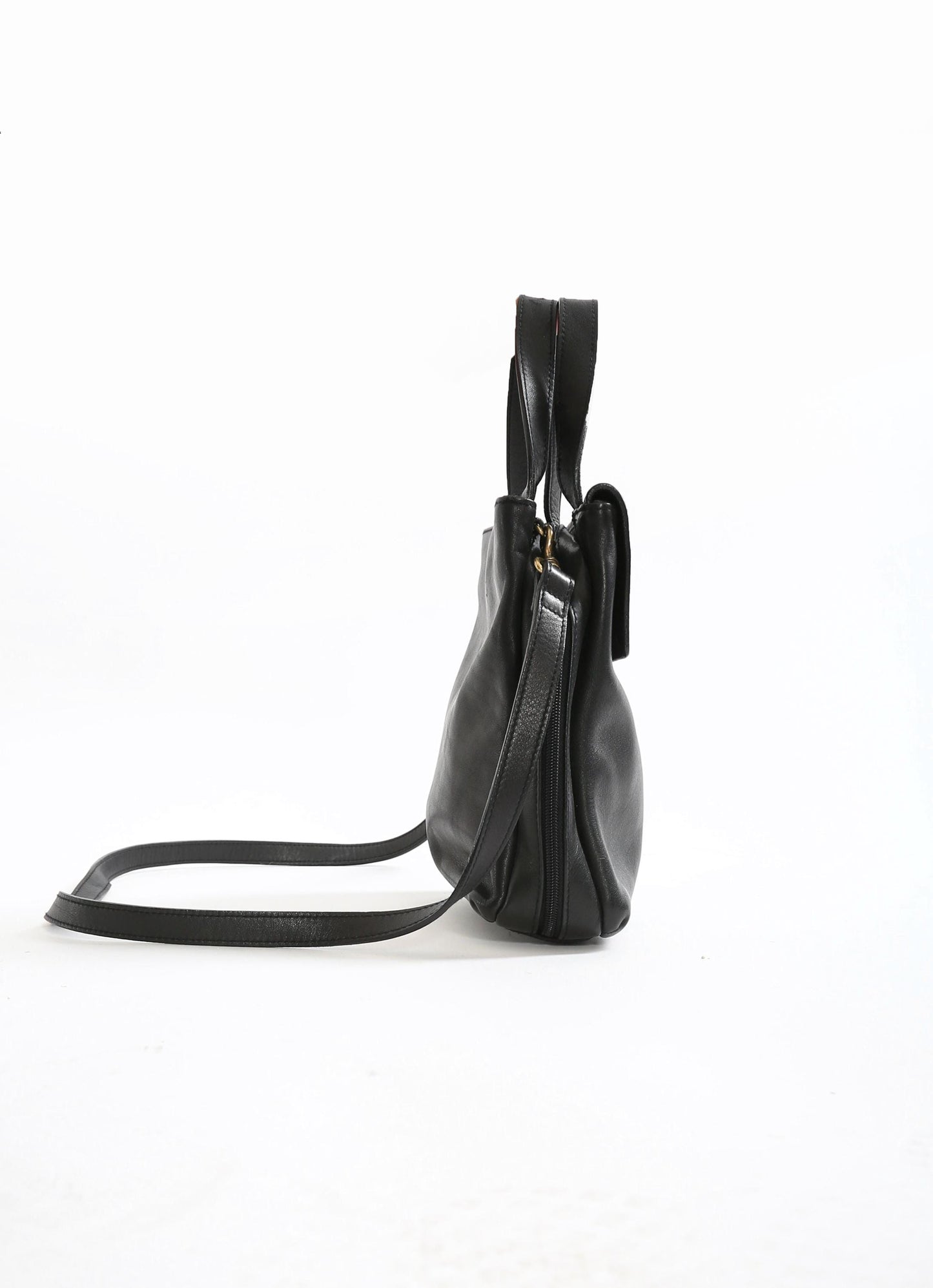Vintage 90s Liz Claiborne Black leather purse crossbody