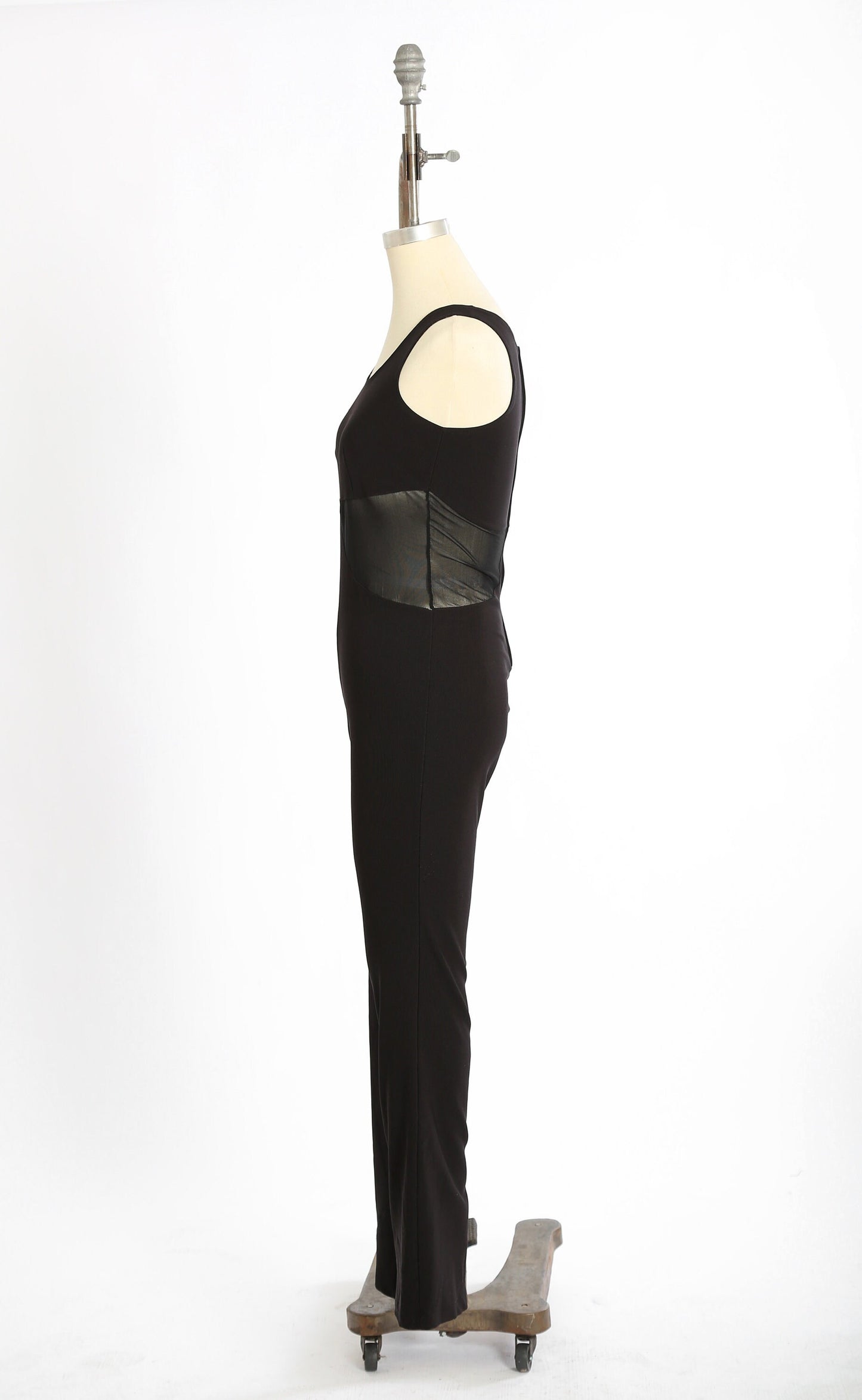 Vintage 90s black sexy cutout stretch jumpsuit