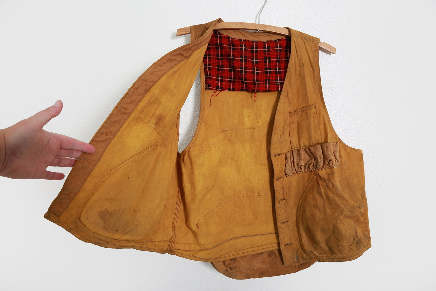 Vintage 30s 40s hunting Vest