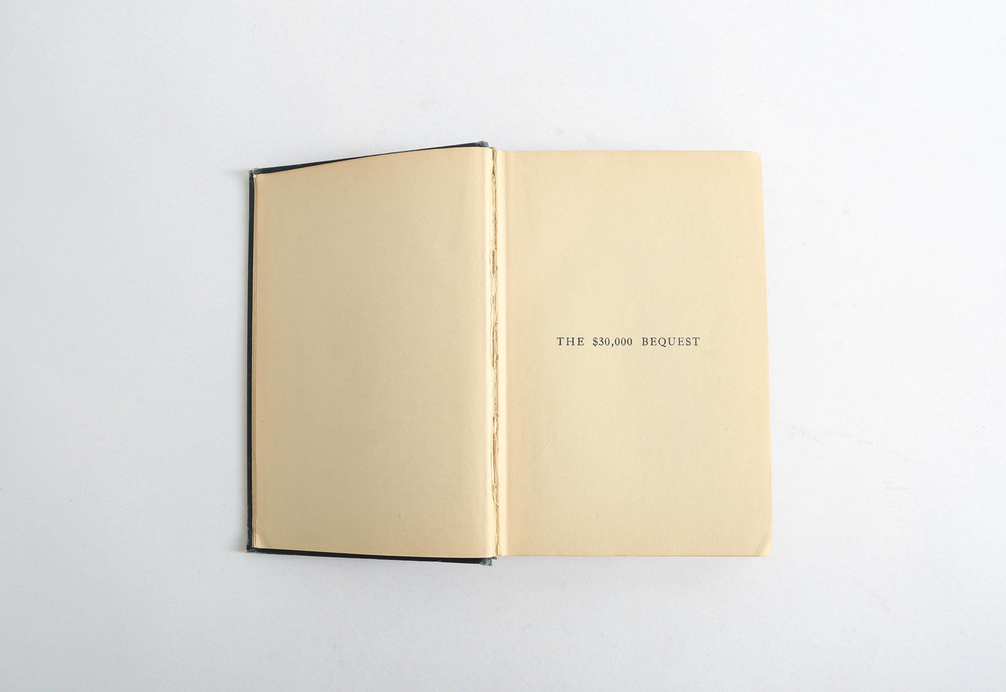 Antique 1917 Mark Twain The 30,000 Bequest book