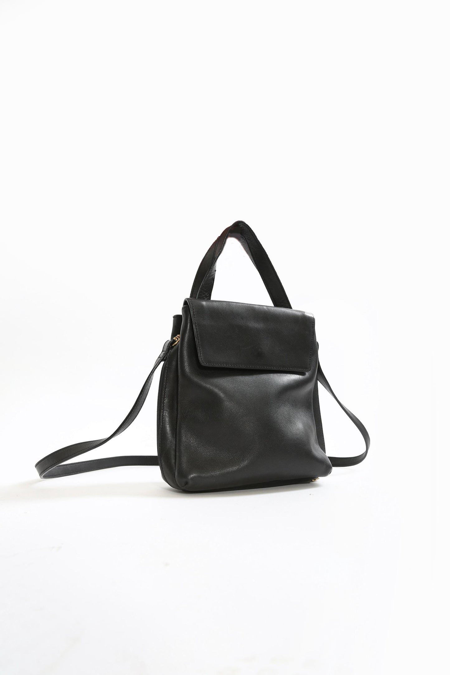 Vintage 90s Liz Claiborne Black leather purse crossbody