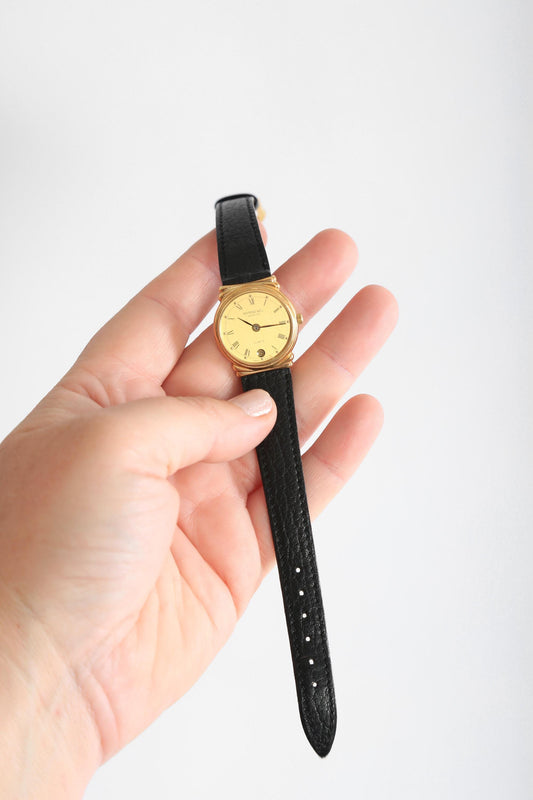 Vintage Raymond Weil Geneve 18K gold plated Woman's watch