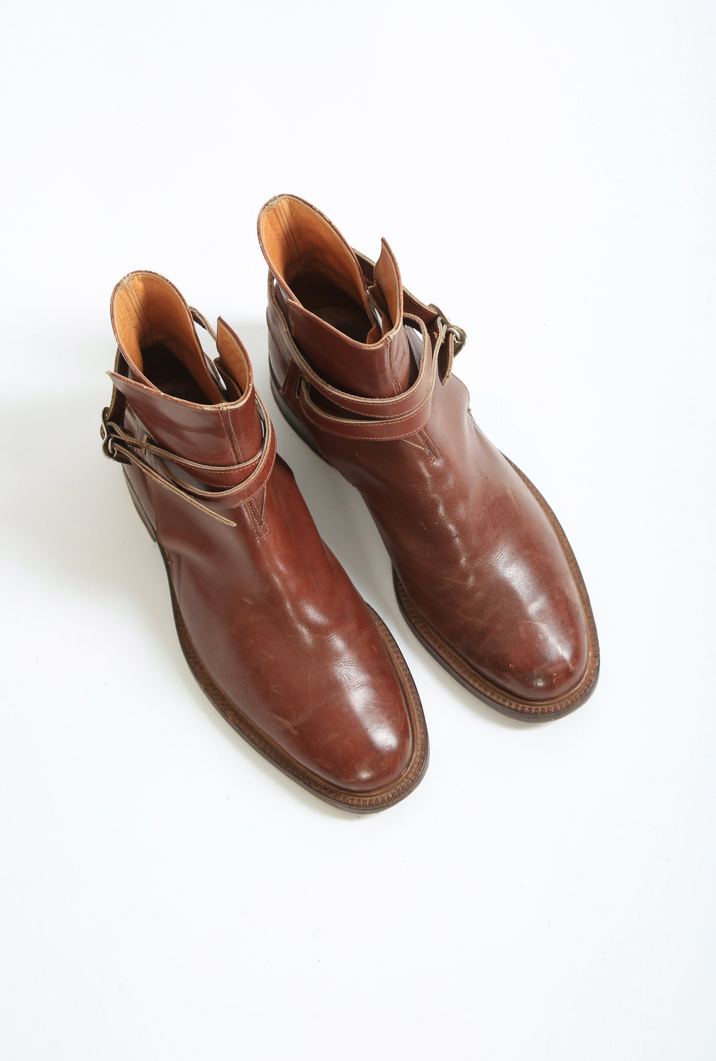 Vintage Men's Jodhpur brown leather boots