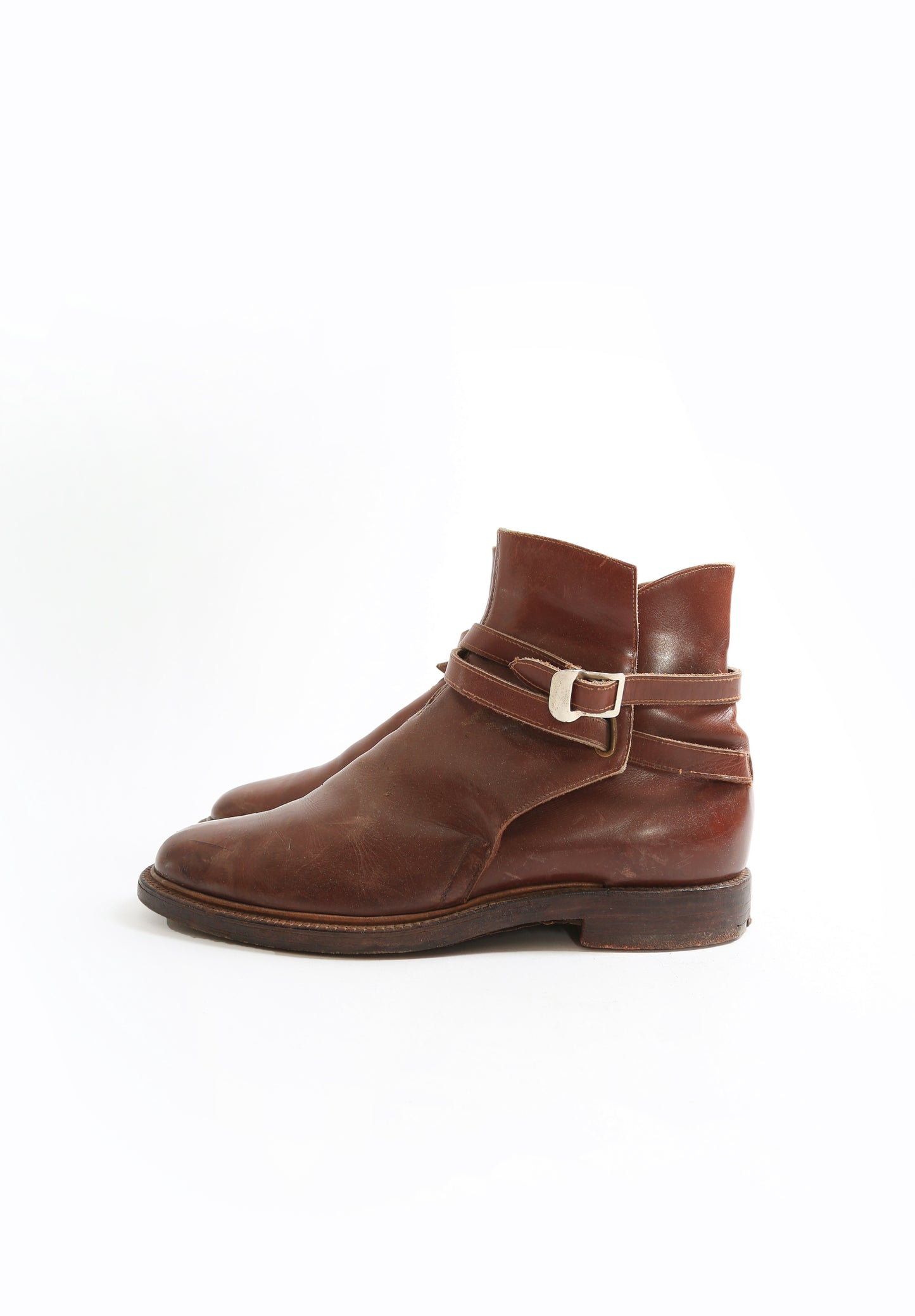 Vintage Men's Jodhpur brown leather boots